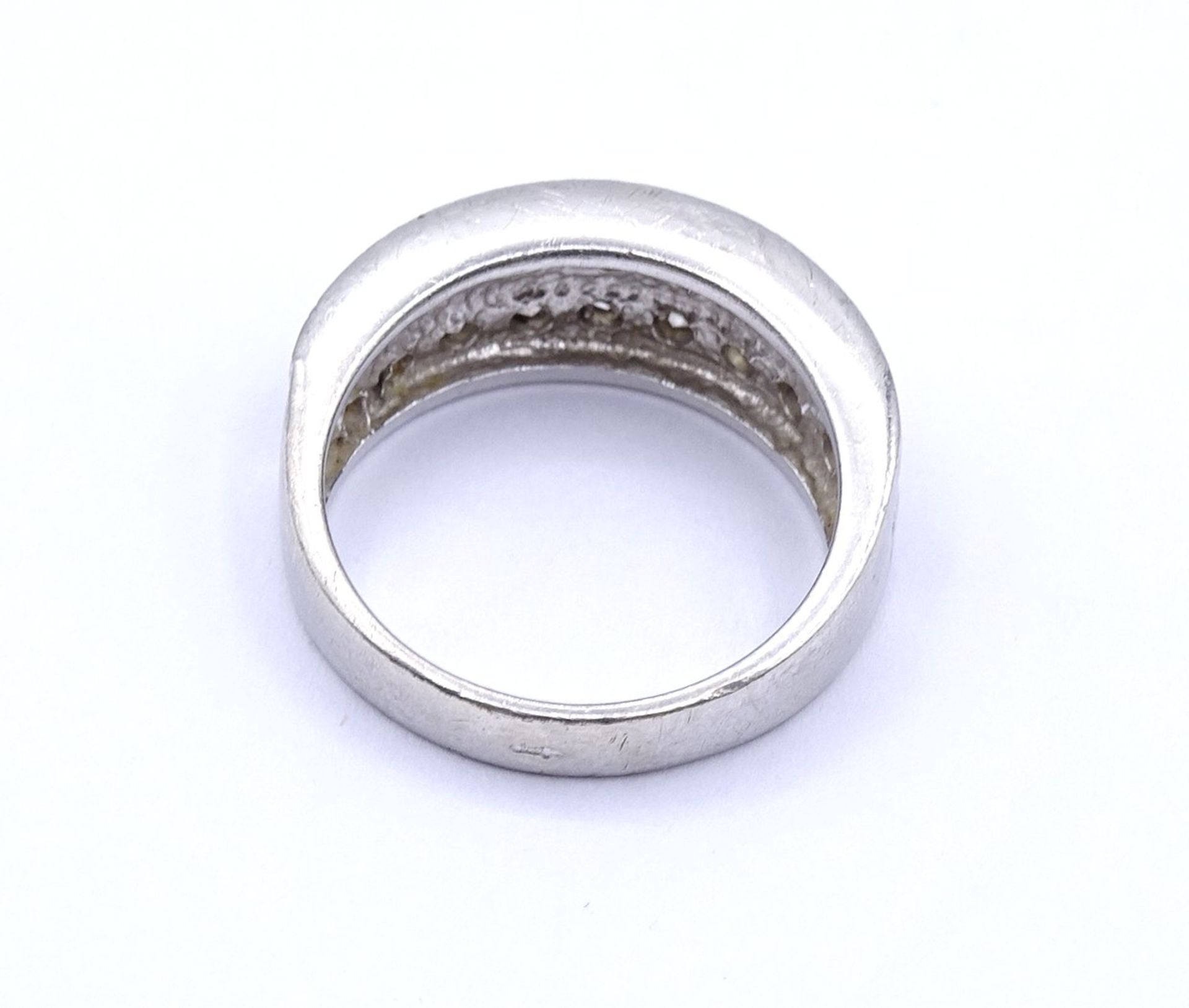 925er Silberring mit Saphire, 6,3g., RG 57 - Bild 4 aus 4