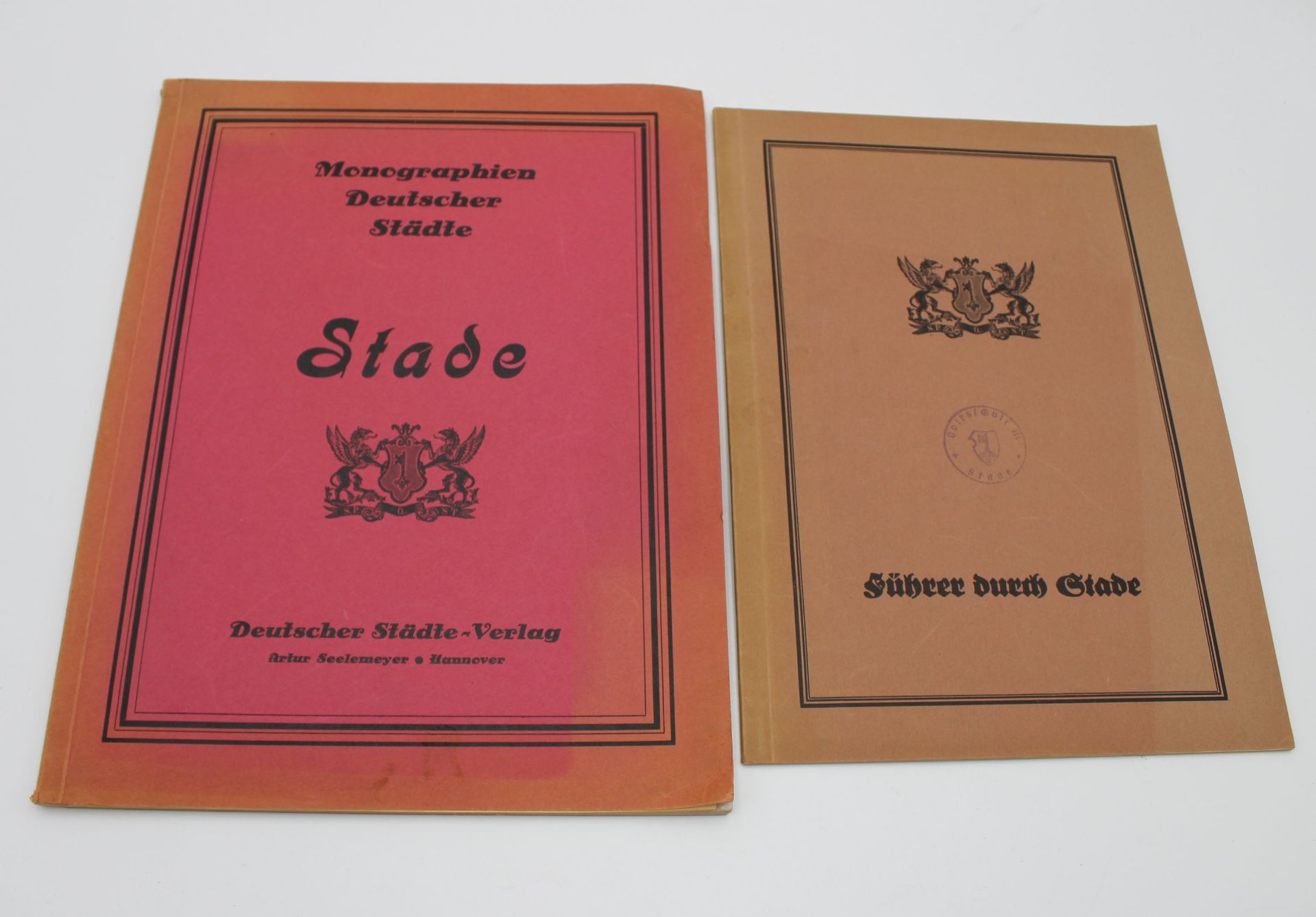 Führer durch Stade und Monographien Deutscher Städte "Stade", je um 1927