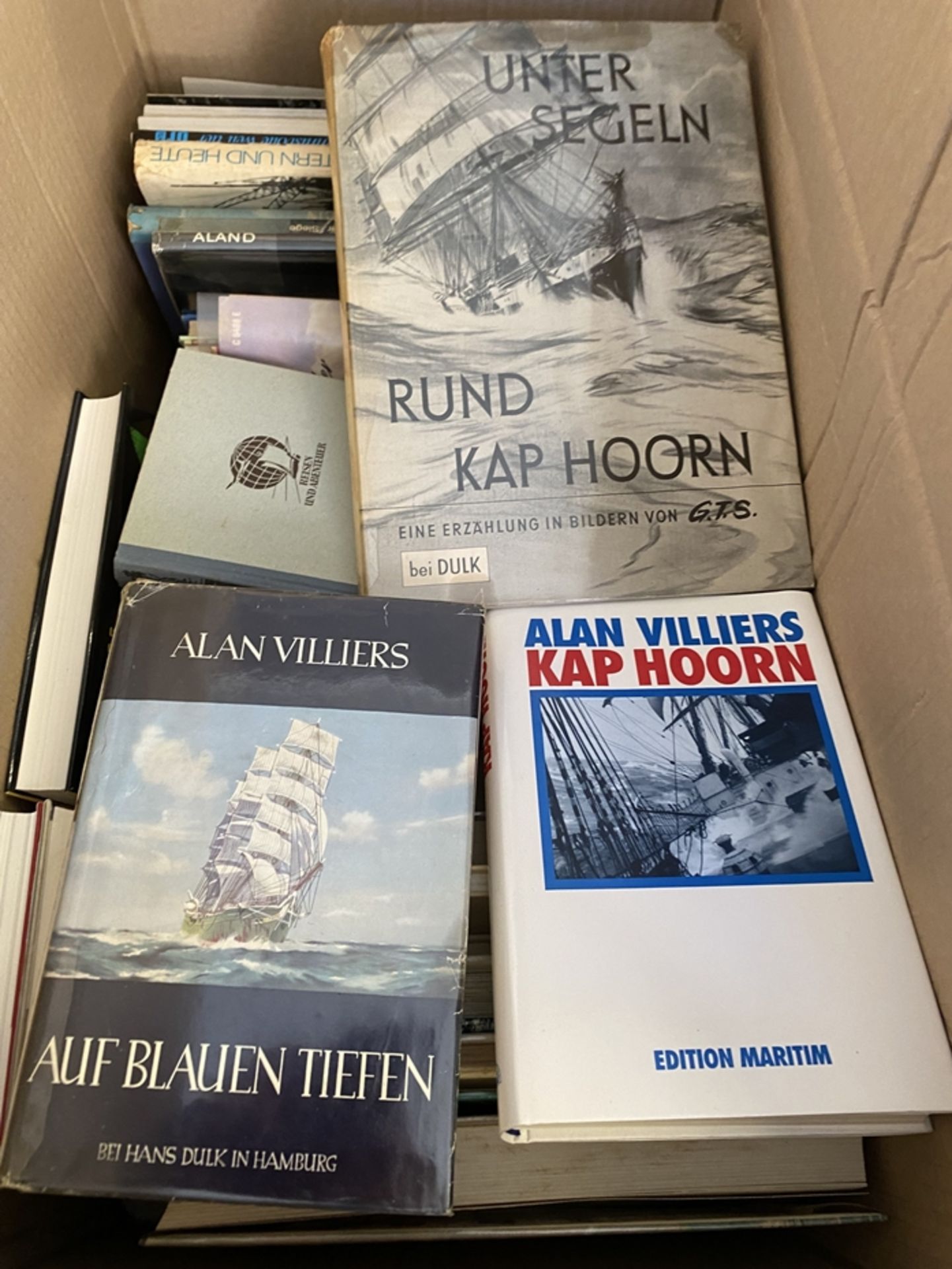 33 Umzugskartons voller Bücher eines Kapitäns, hpts. Sachbücher, viele neuwertige Bildbände u.a.übe - Bild 2 aus 14