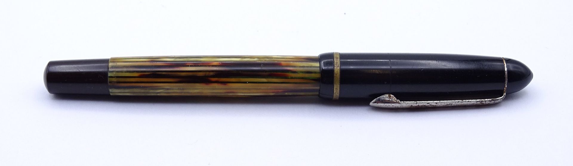 Pelikan Füller, GG Feder 585/000 Stärke F, Gebrauchsspuren, Deckel wohl nicht passend - Bild 4 aus 5