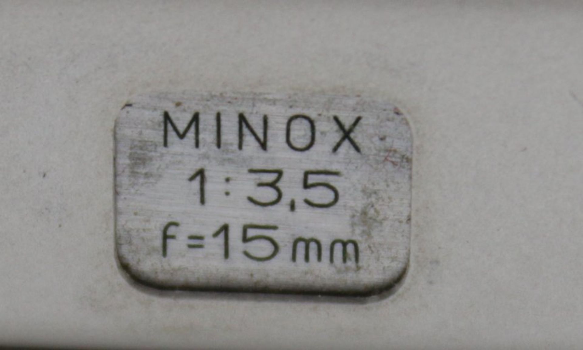 Minox-Kleinbildkamera, 1:3,5 F015mm, Funktion nicht geprüft - Bild 3 aus 6