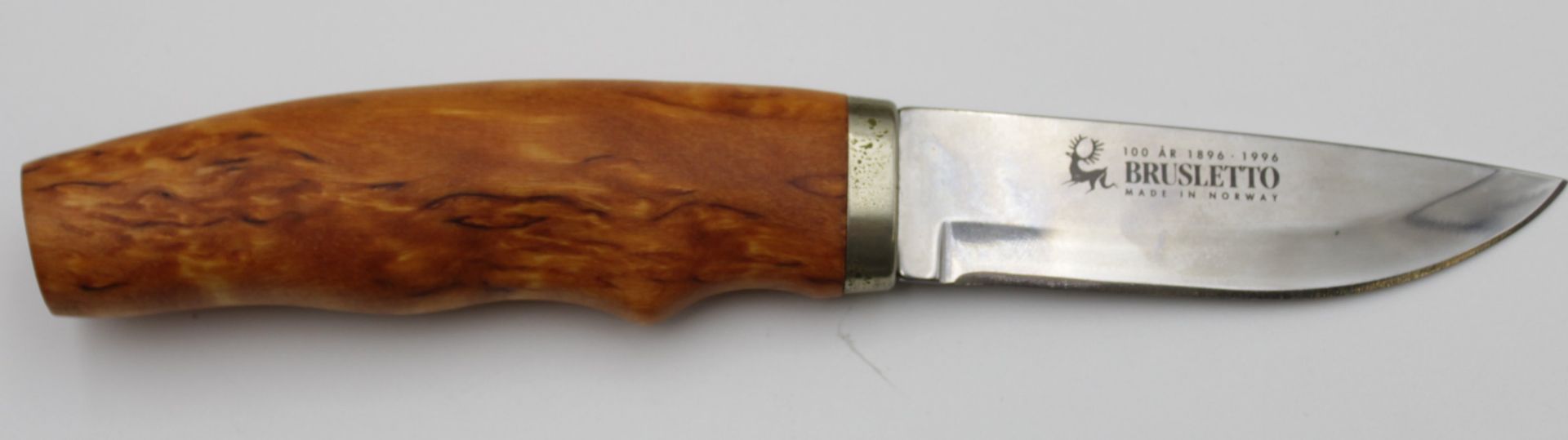 Jagdmesser in orig. Etui, Brusletto Norway, ca. L-20cm. - Bild 3 aus 5