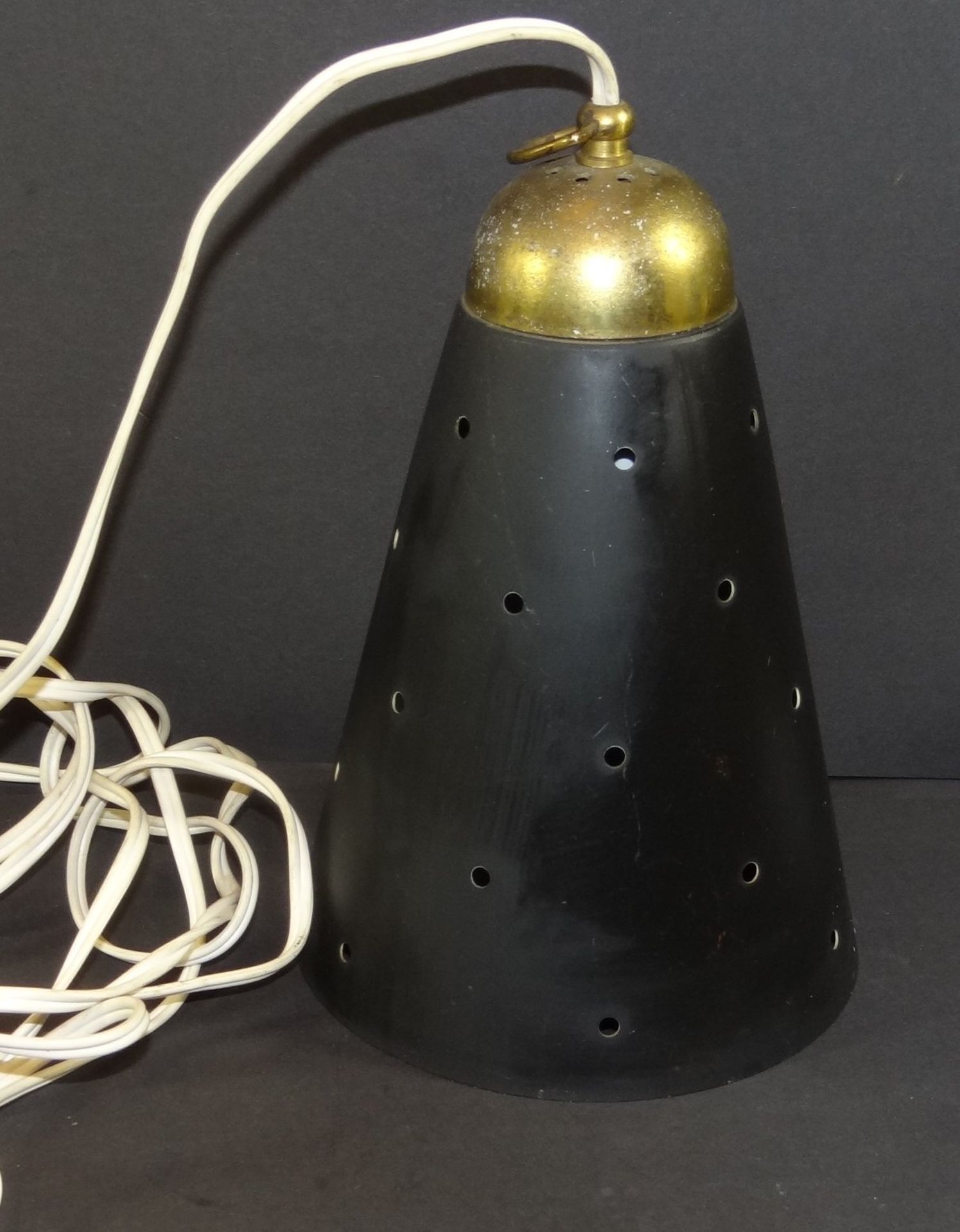 Metall-Tütenlampe, H-22 cm