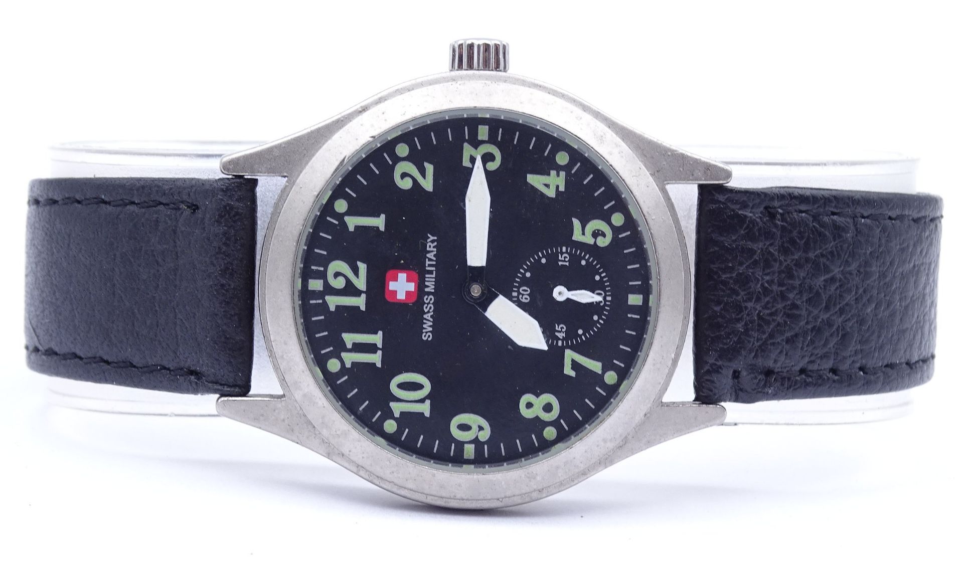 Armbanduhr Swiss Military, Quartzwerk, D. 35,8mm, Funktion nicht überprüft - Image 2 of 4