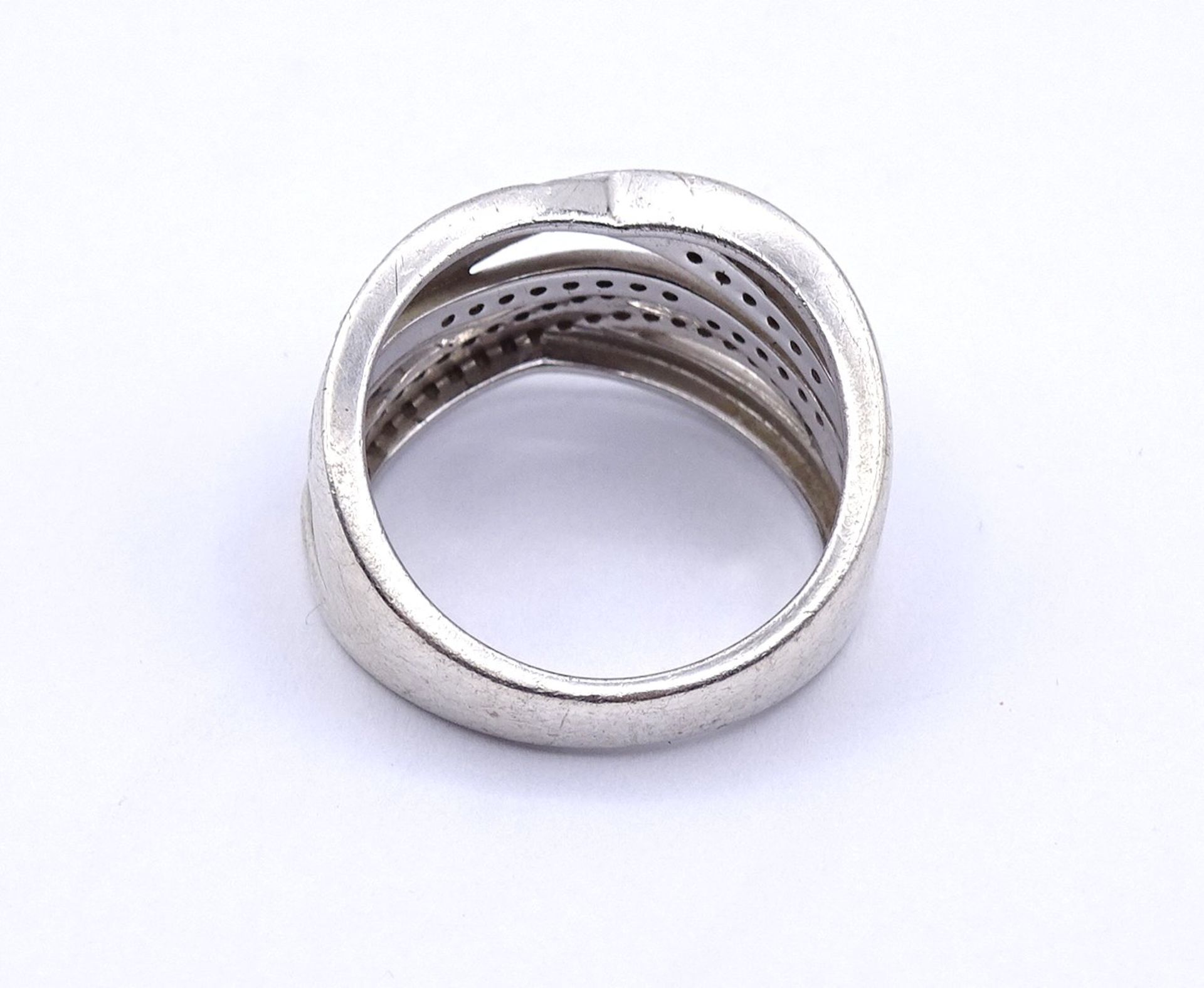 925er Silber Ring, 6,9g., RG 57 - Bild 3 aus 3