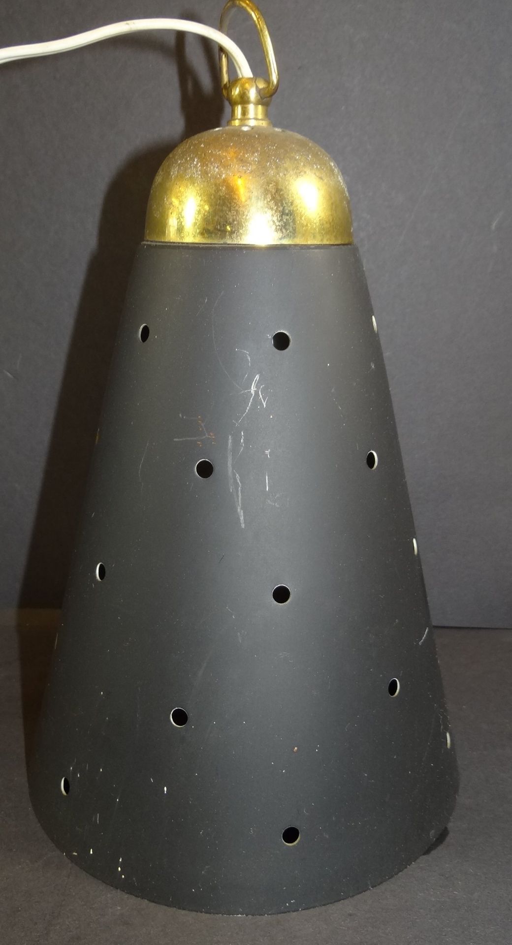 Metall-Tütenlampe, H-22 cm - Bild 2 aus 4