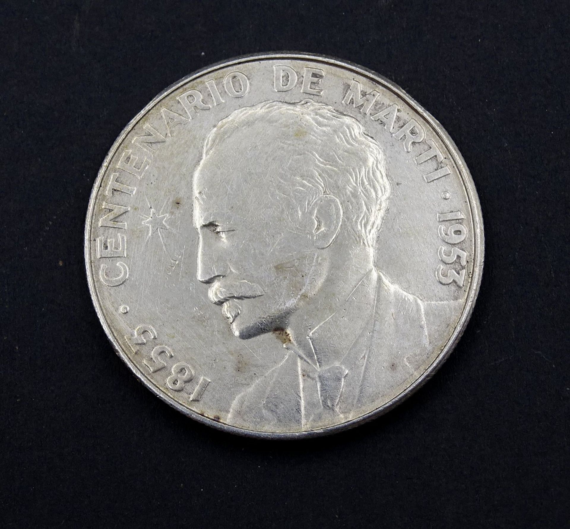 1 Peso Kuba 1953, Silber, 26,7g.