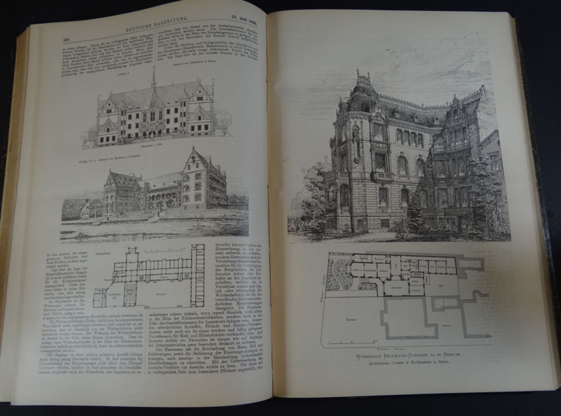 Deutsche Bauzeitung, 1893. gebunden, 24.Jahrgang - Bild 5 aus 7