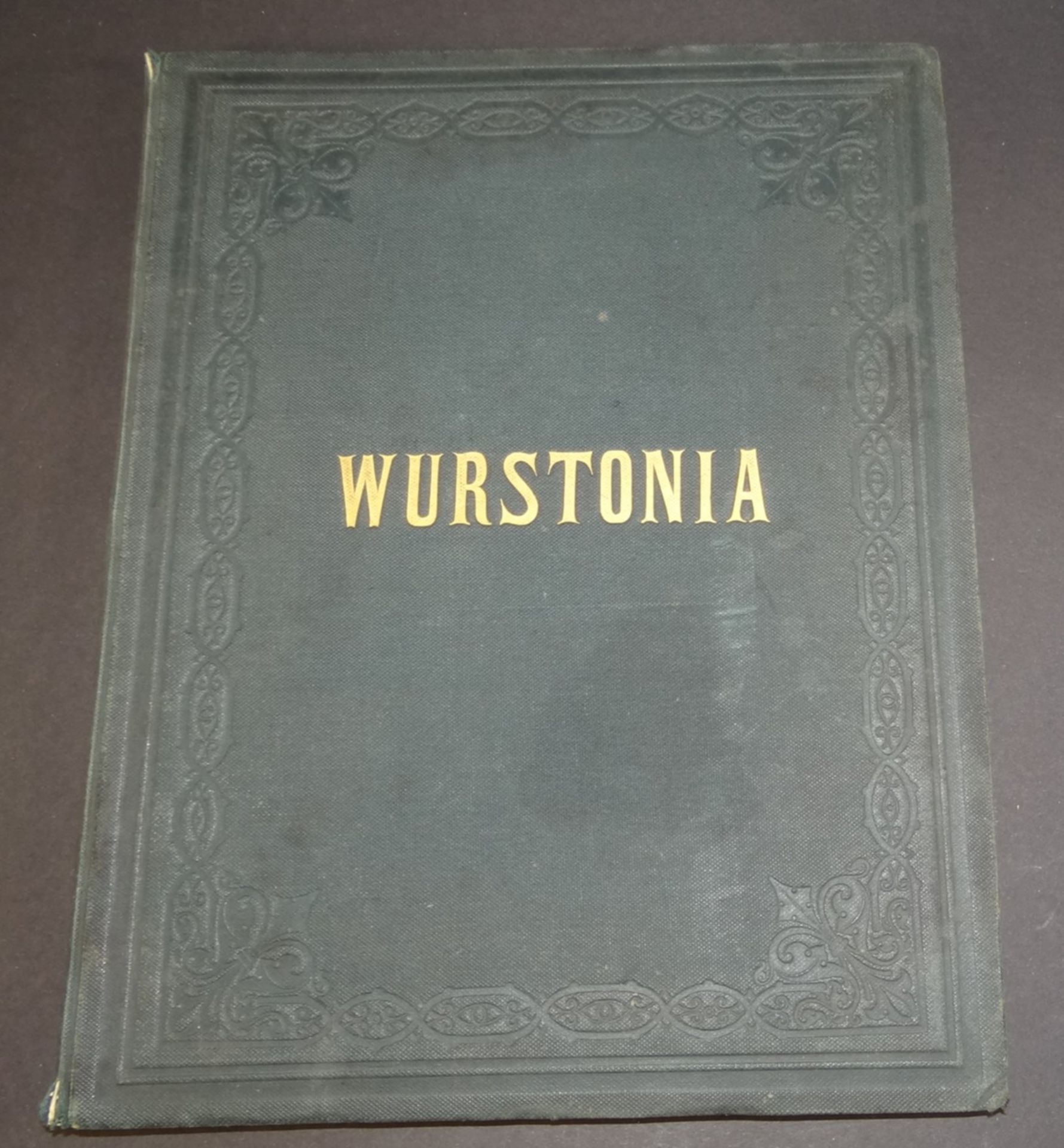 Spautzteufel Fest-Ausgabe zum X. Stiftungsfest der Wurstonia. Karlsruhe, Wagner 1869. 4°. Mit 5 pho