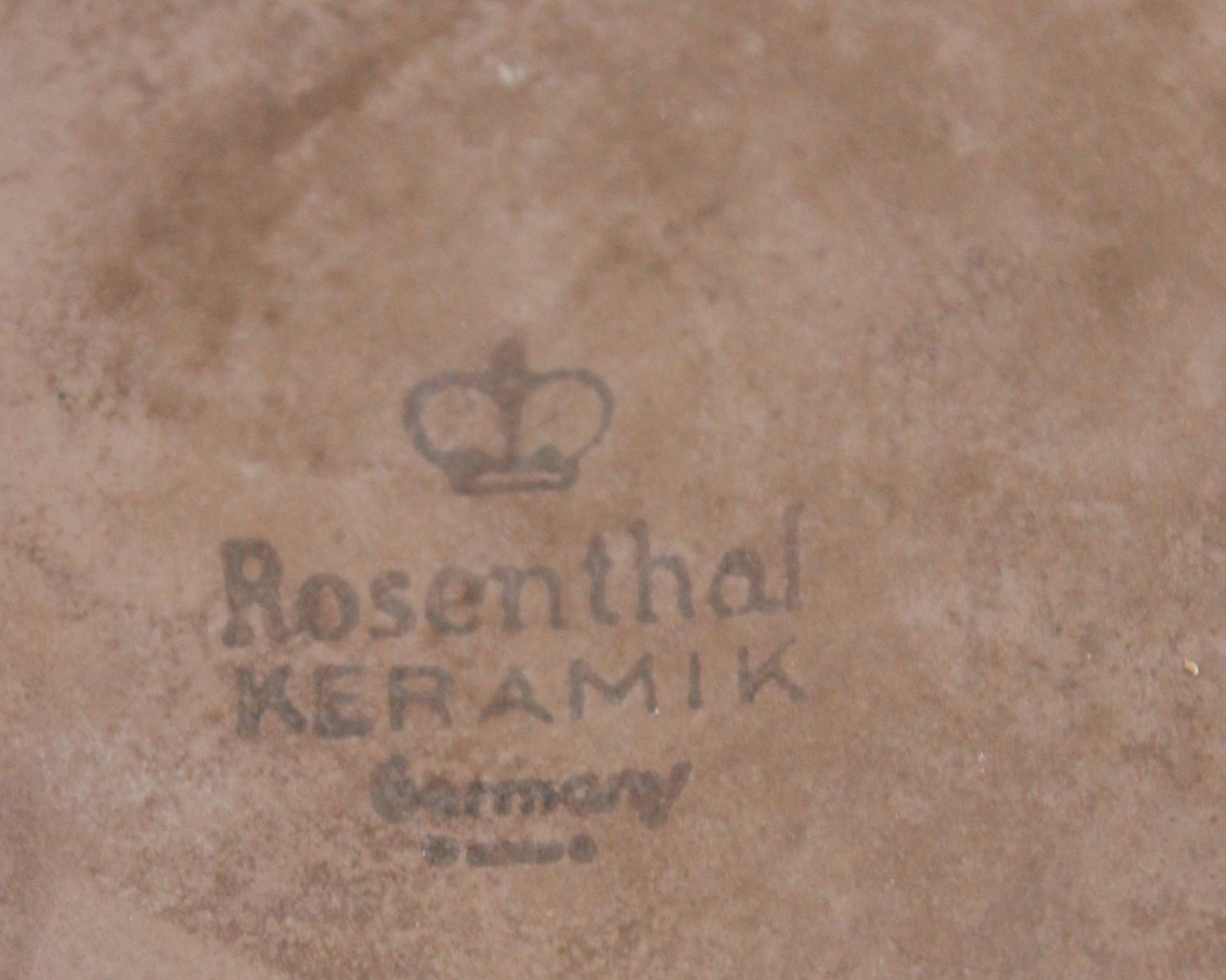 Vase, Rosenthal Keramik, wohl um 1930/40, H-18cm.,, - Image 4 of 4