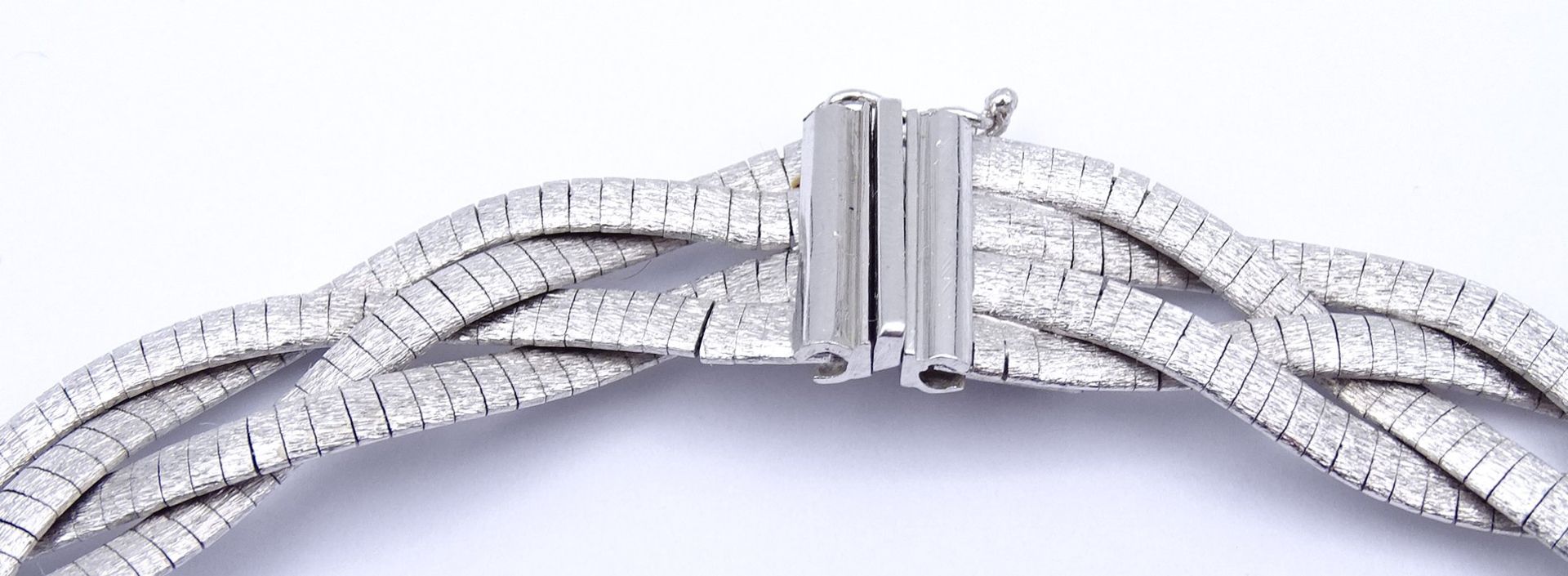Halskette, Silber 835/000, L. 44cm, B. 14mm, 68,9g. - Image 3 of 8