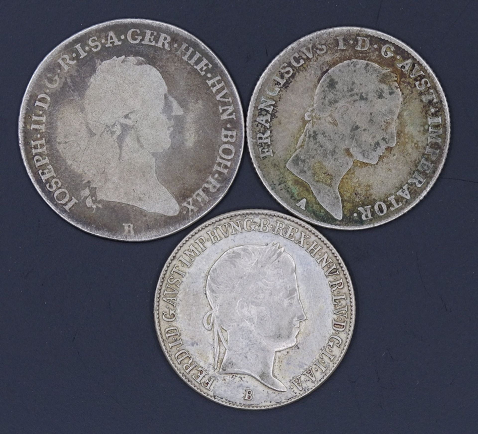 3x alte Silbermünzen, zus. 20,1g. - Image 2 of 2