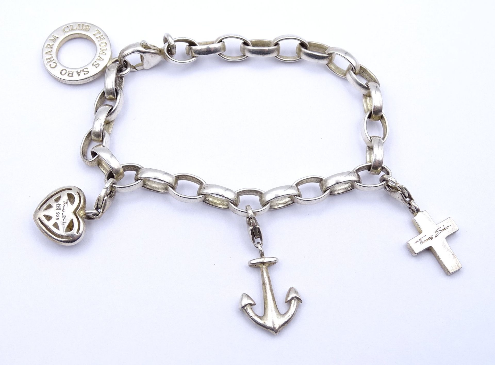 "Thomas Sabo" Armband, Silber 925/000, L. 18cm, 19,7g. - Image 2 of 3