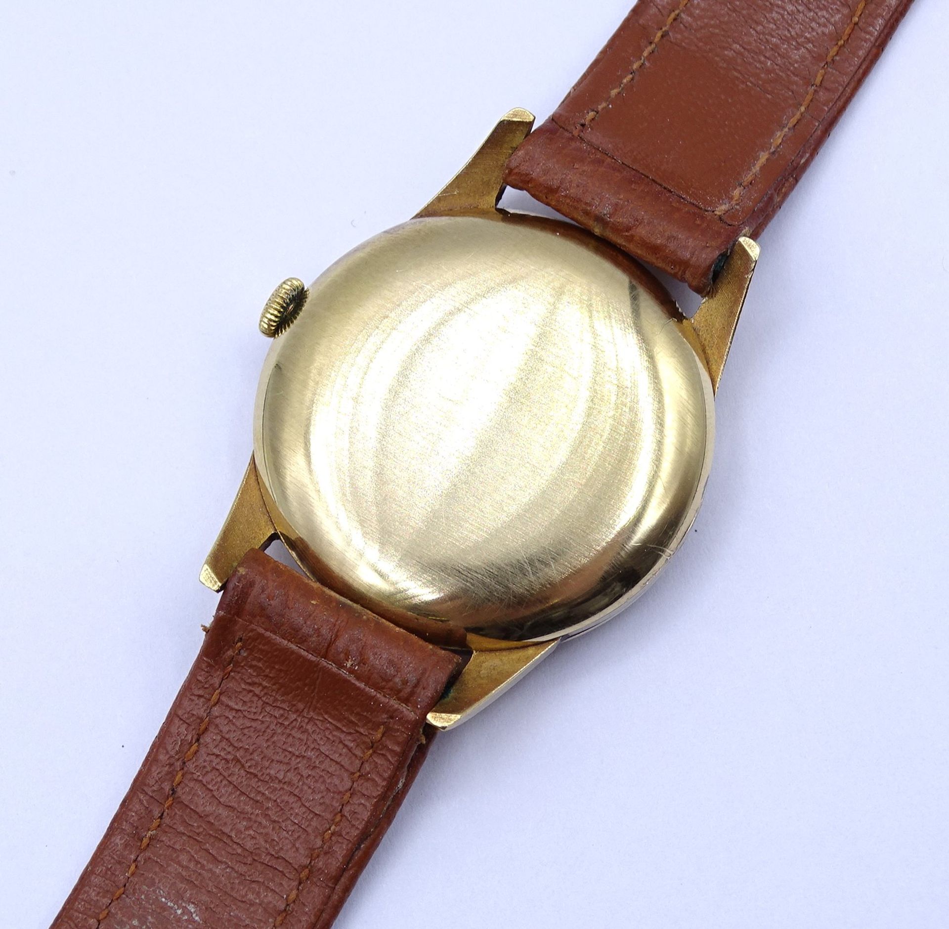 Herren Armbanduhr "IWC" International Watch Co, Schaffhausen, Cal. 89, Gold 750/000, mechanisch, We - Bild 5 aus 11
