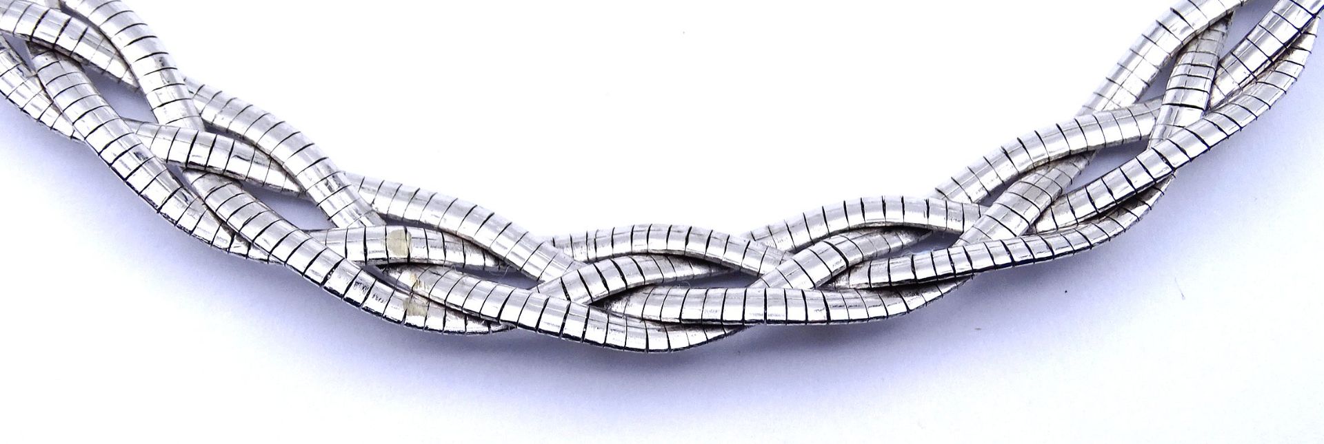 Halskette, Silber 835/000, L. 44cm, B. 14mm, 68,9g. - Image 8 of 8