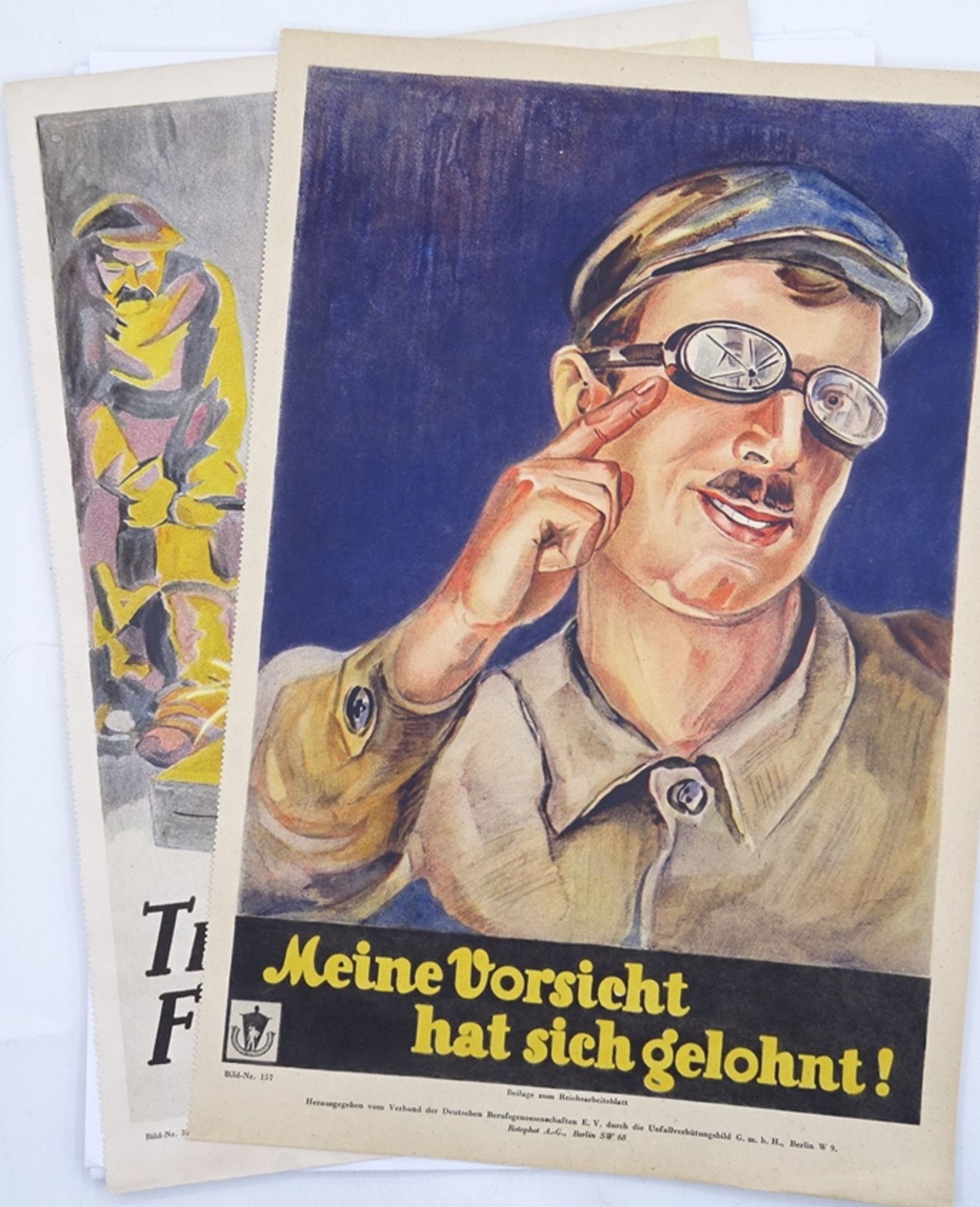 2x Reichsarbeitsblätter, Berufsgenossenschaft
