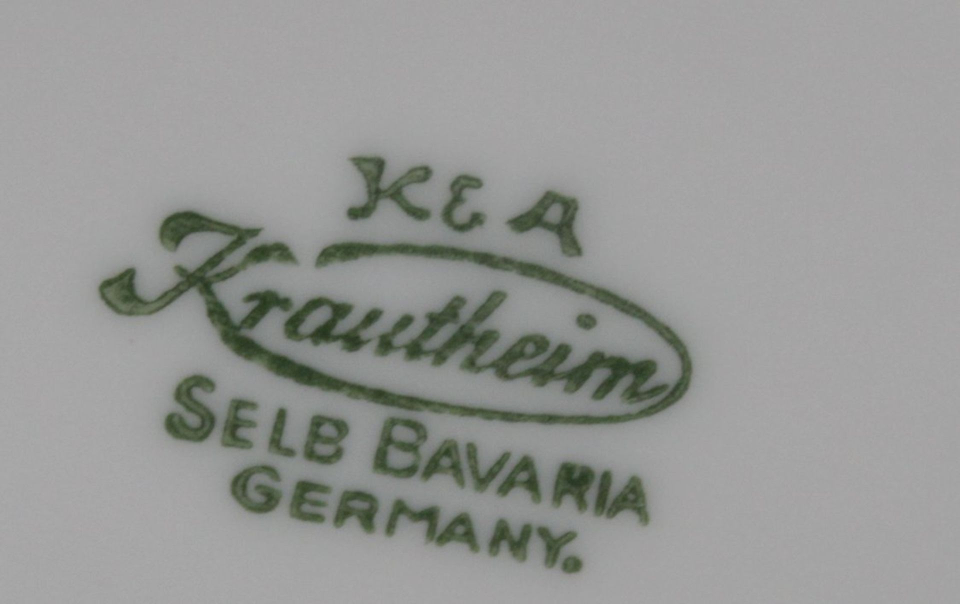 Vase, Krautheim, Goldstaffage, H-20,5cm. - Image 4 of 4