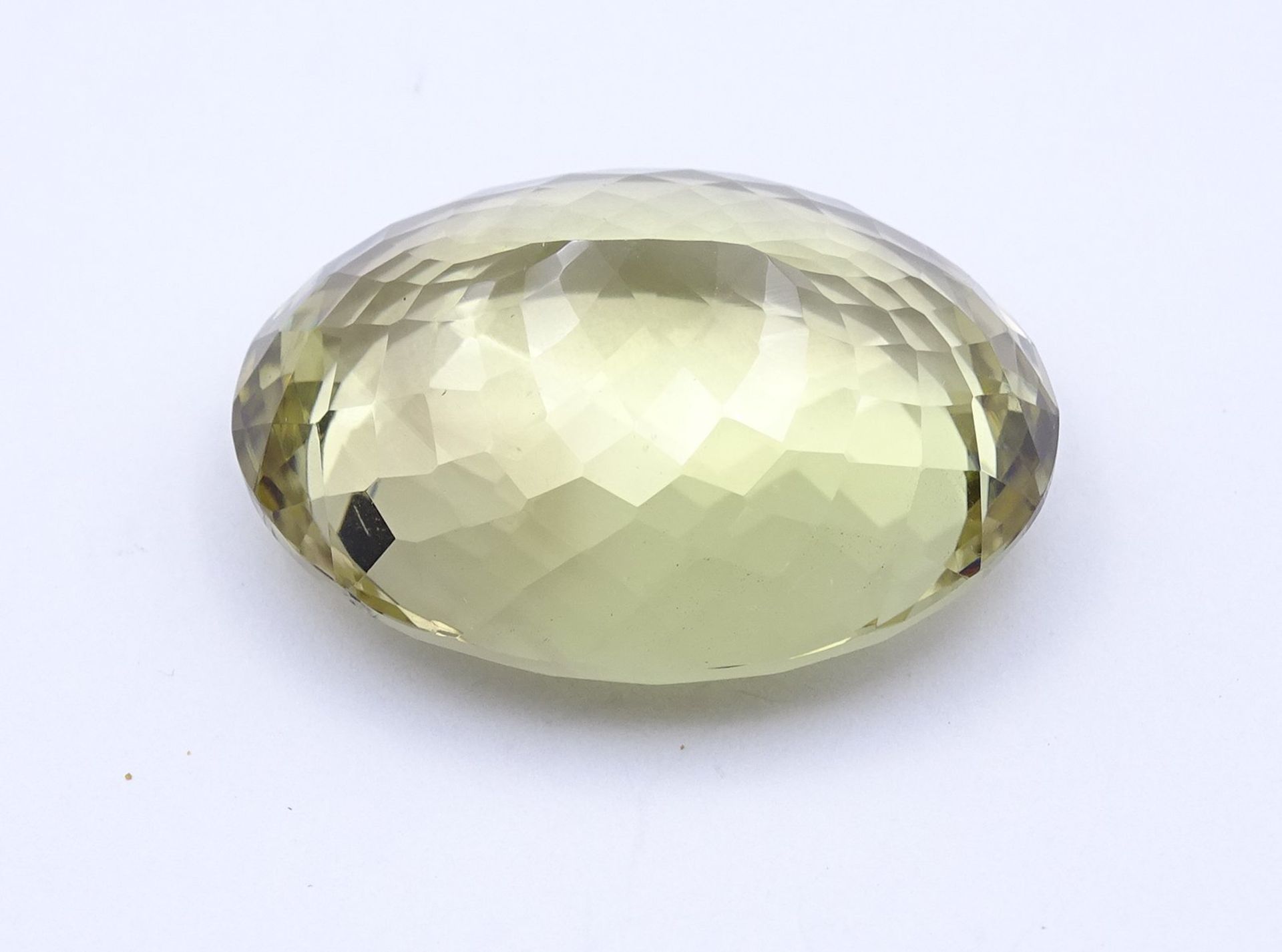 Lemon Citrin 94,65ct., oval facc. - Image 5 of 6