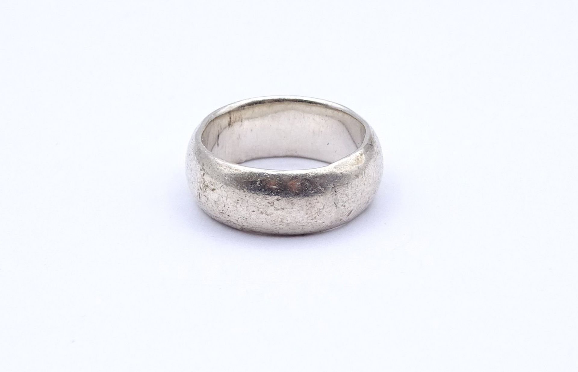 Bandring, Sterlingsilber 925/000, 11,2g., RG 59 , starke Tragespuren - Image 2 of 3