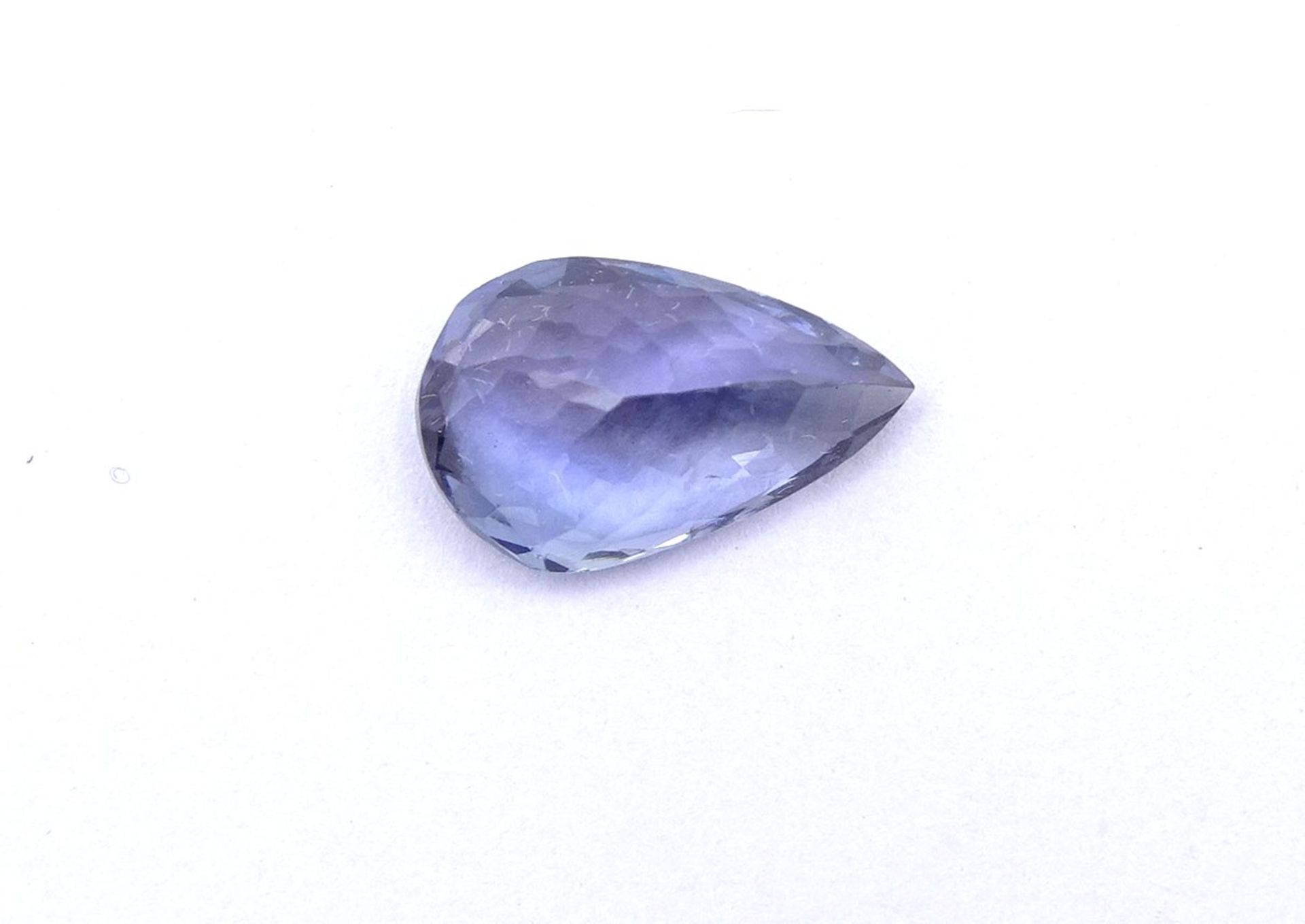 Tansanit in Tropfenschliff, 1,86ct., - Image 7 of 8