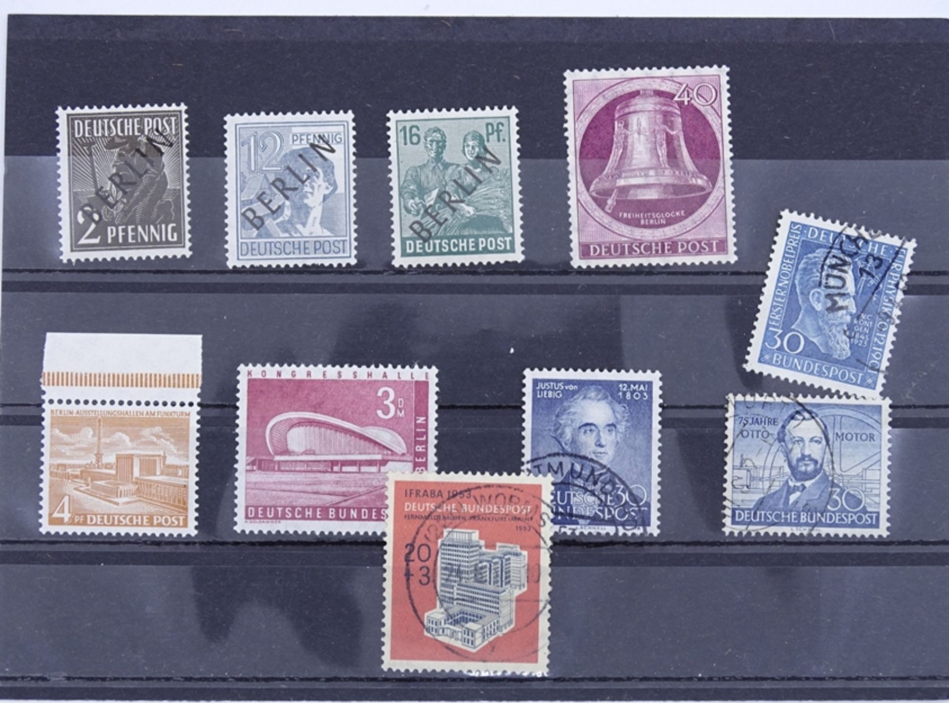 Briefmarken Berlin und BRD gestempelt und Postfrisch