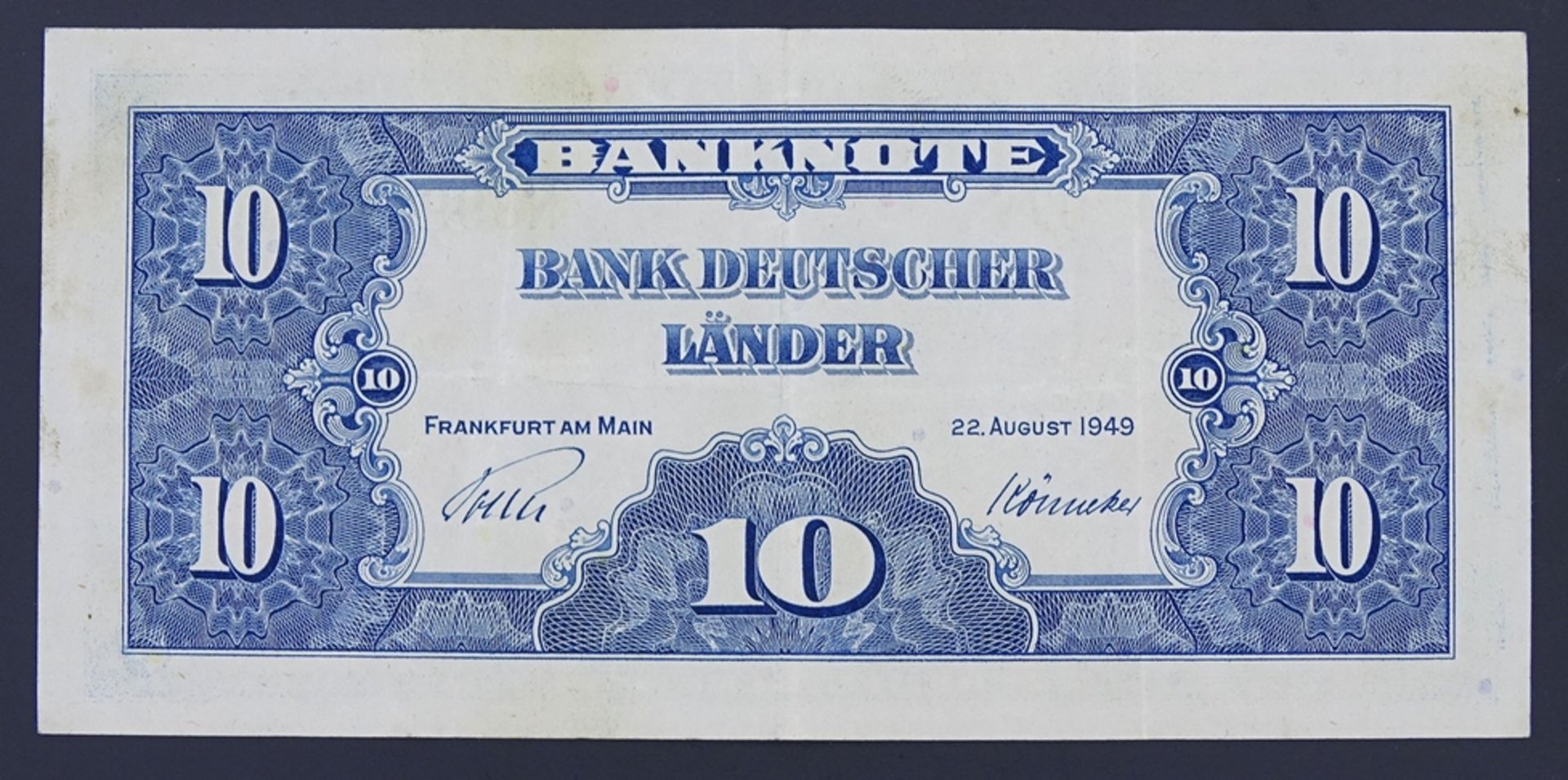 Zehn Deutsche Mark Serie 1949 - Image 2 of 2