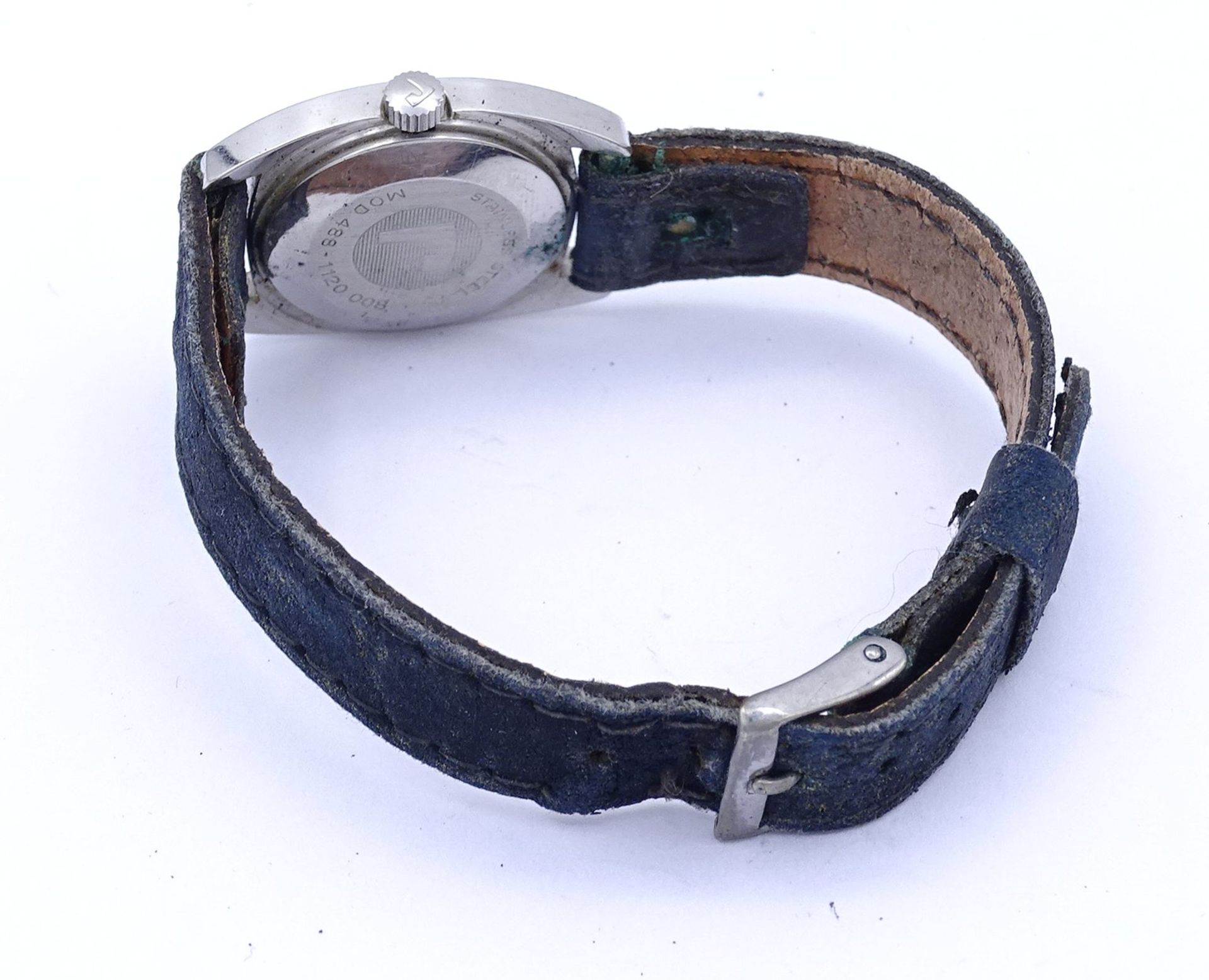 Armbanduhr Roamer Anfibio , mechanisch, Werk läuft, D. 24mm, Alters- und Gebrauchsspuren - Bild 4 aus 4