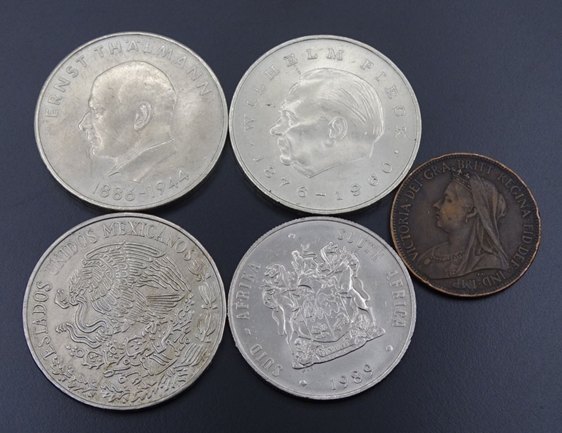 5x div. Münzen aus aller Welt - Image 2 of 2