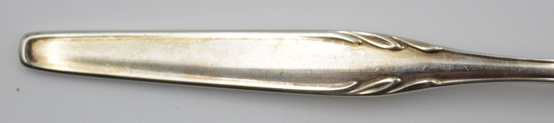 12x Kuchengabeln, WMF, 800er Silber, zus. 400gr. , L-15,8cm. - Image 3 of 4