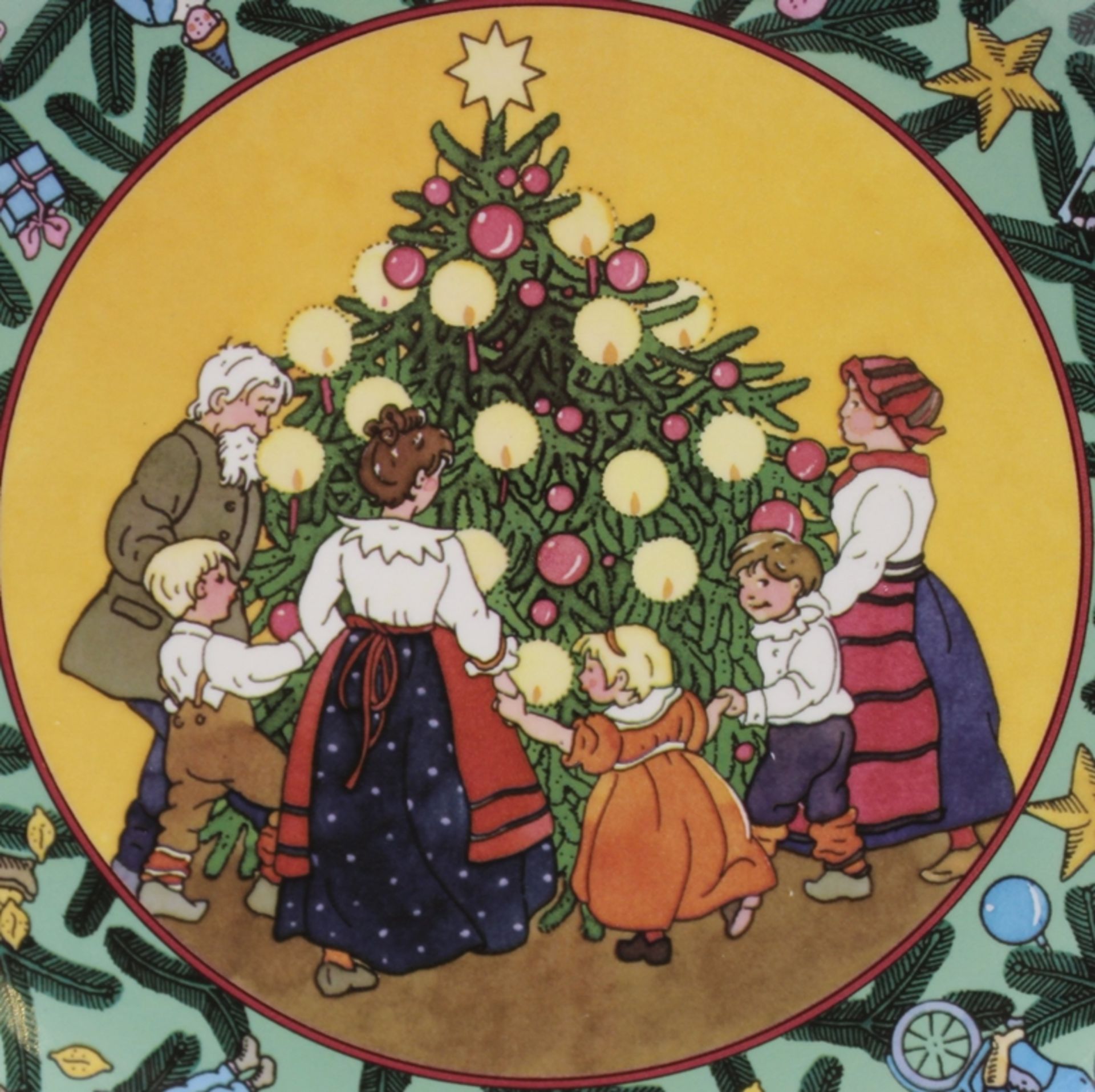 Sammelteller, Vileroy & Boch, Weihnachten in Europa, Motiv Schweden, D-27cm. - Image 2 of 4