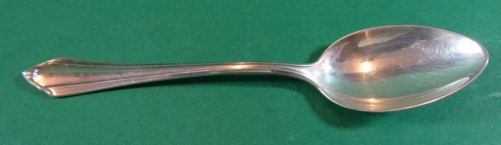 12 Teelöffel, Silber-800-, L-12 cm, 208 gr., - Image 3 of 5