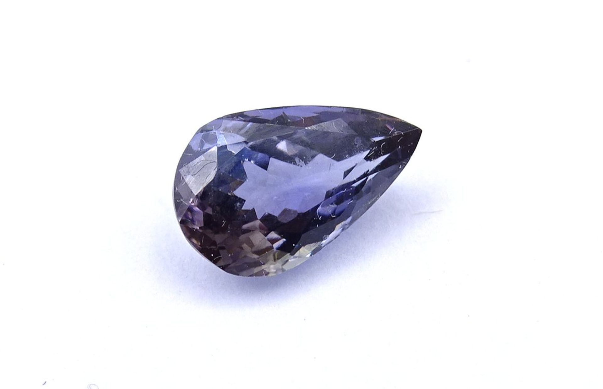 Tansanit in Tropfenschliff, 1,86ct., - Image 6 of 8