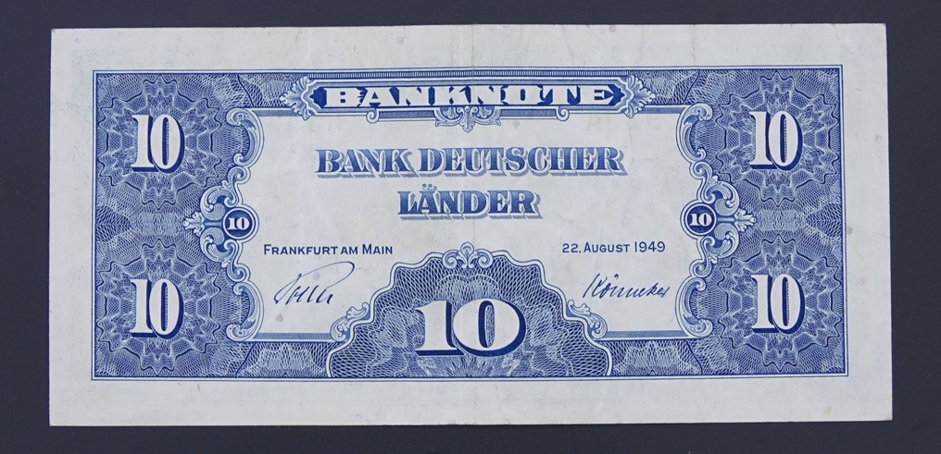 Zehn Deutsche Mark Serie 1949 - Image 2 of 2