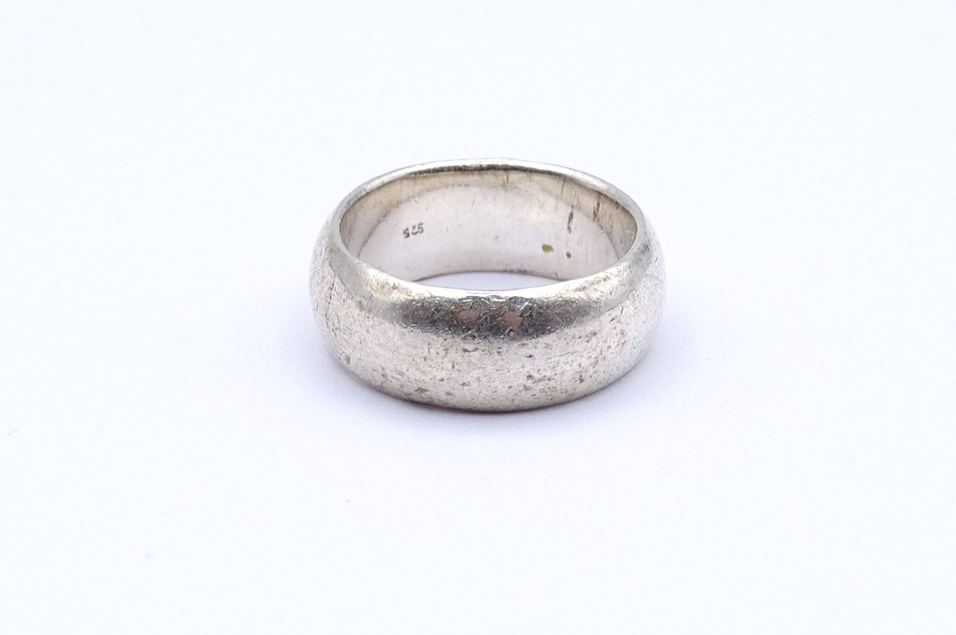 Bandring, Sterlingsilber 925/000, 11,2g., RG 59 , starke Tragespuren - Image 3 of 3