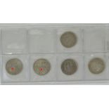 Konvolut Reichsmark, Silber, 5 RM Münzen