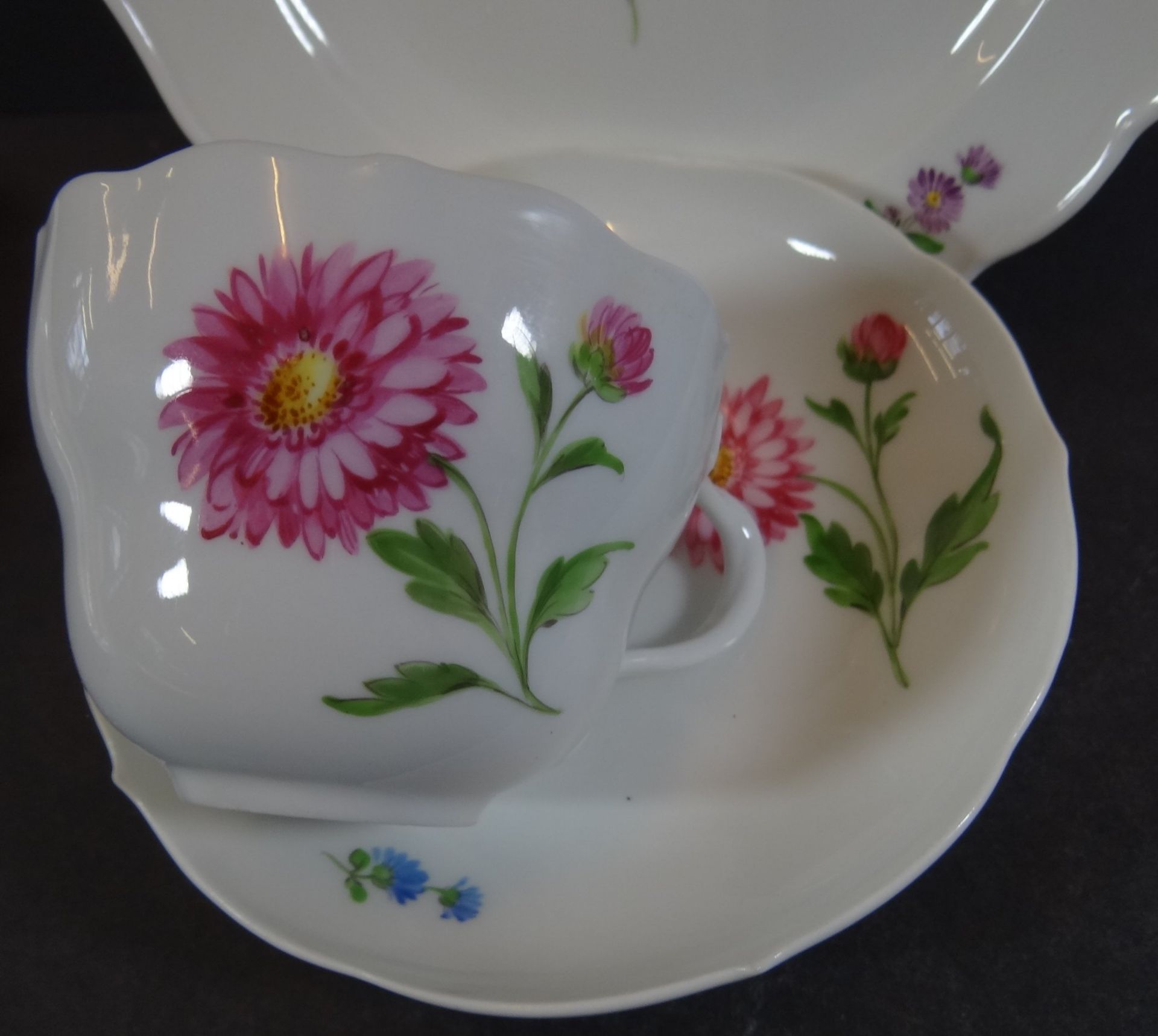 Gedeck "Meissen" Blumendekor, 2.Wahl - Image 2 of 3