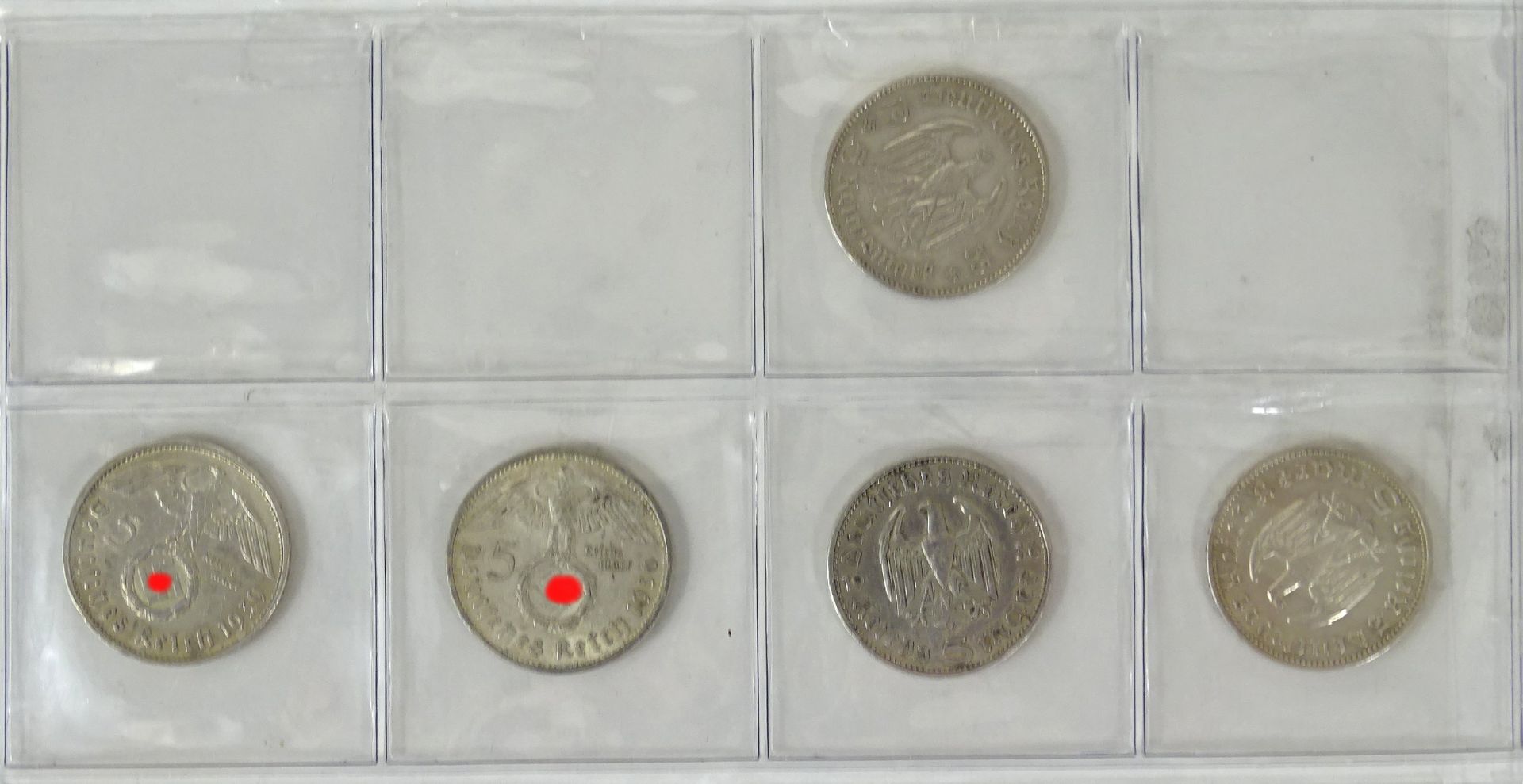Konvolut Reichsmark, Silber, 5 RM Münzen - Bild 2 aus 3