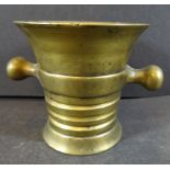 kl. Bronze-Mörser, H-8,5 cm, D-8,5 cm