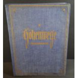 "Höhenwege" Ein christliches Lebensbuch mit Ahnentafel, reich illustriert, Folio, ca. 1920,