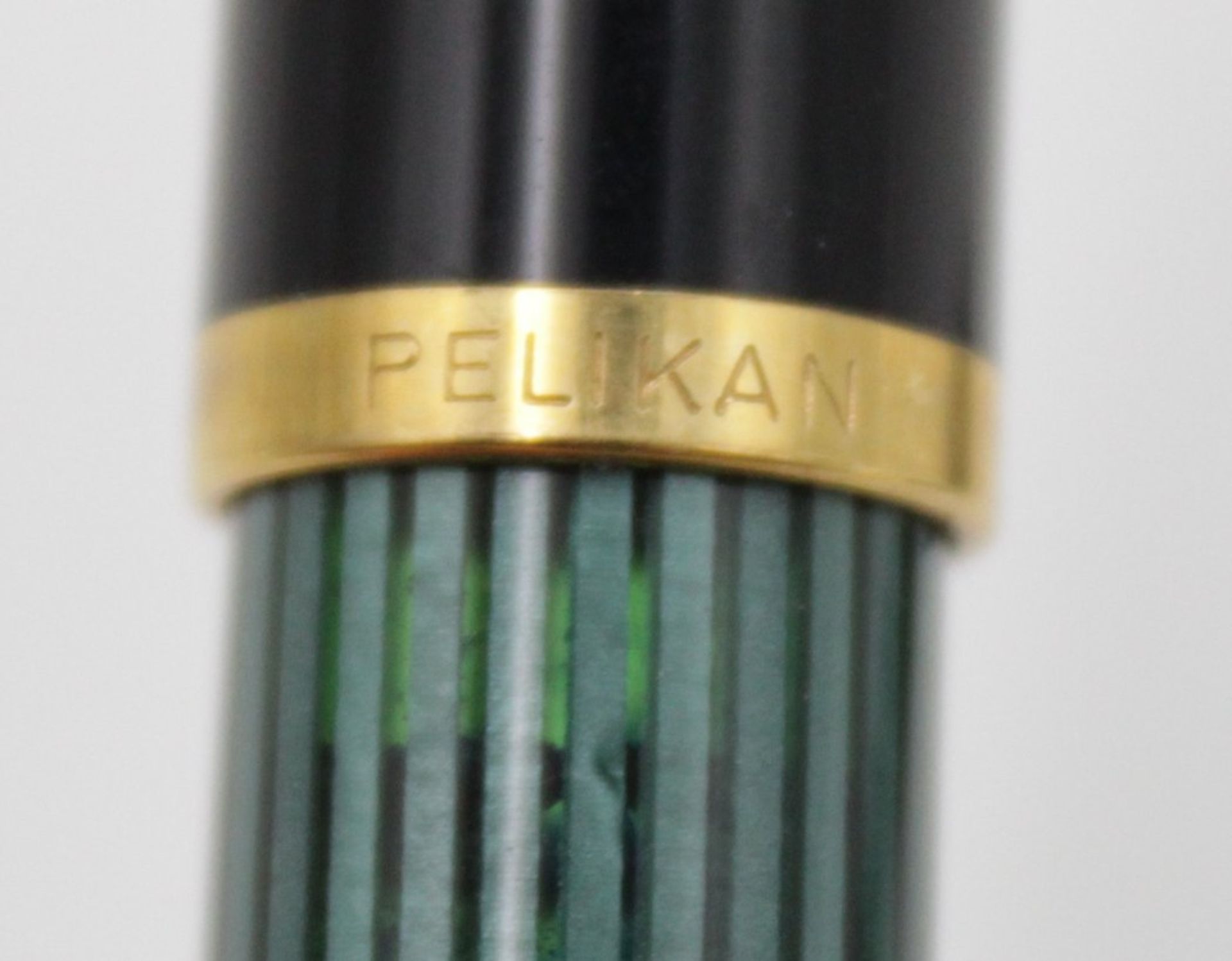 2x alte Füller, Montblanc u. Pelikan, je mit 585er GG Feder, Gebrauchsspuren - Bild 7 aus 7