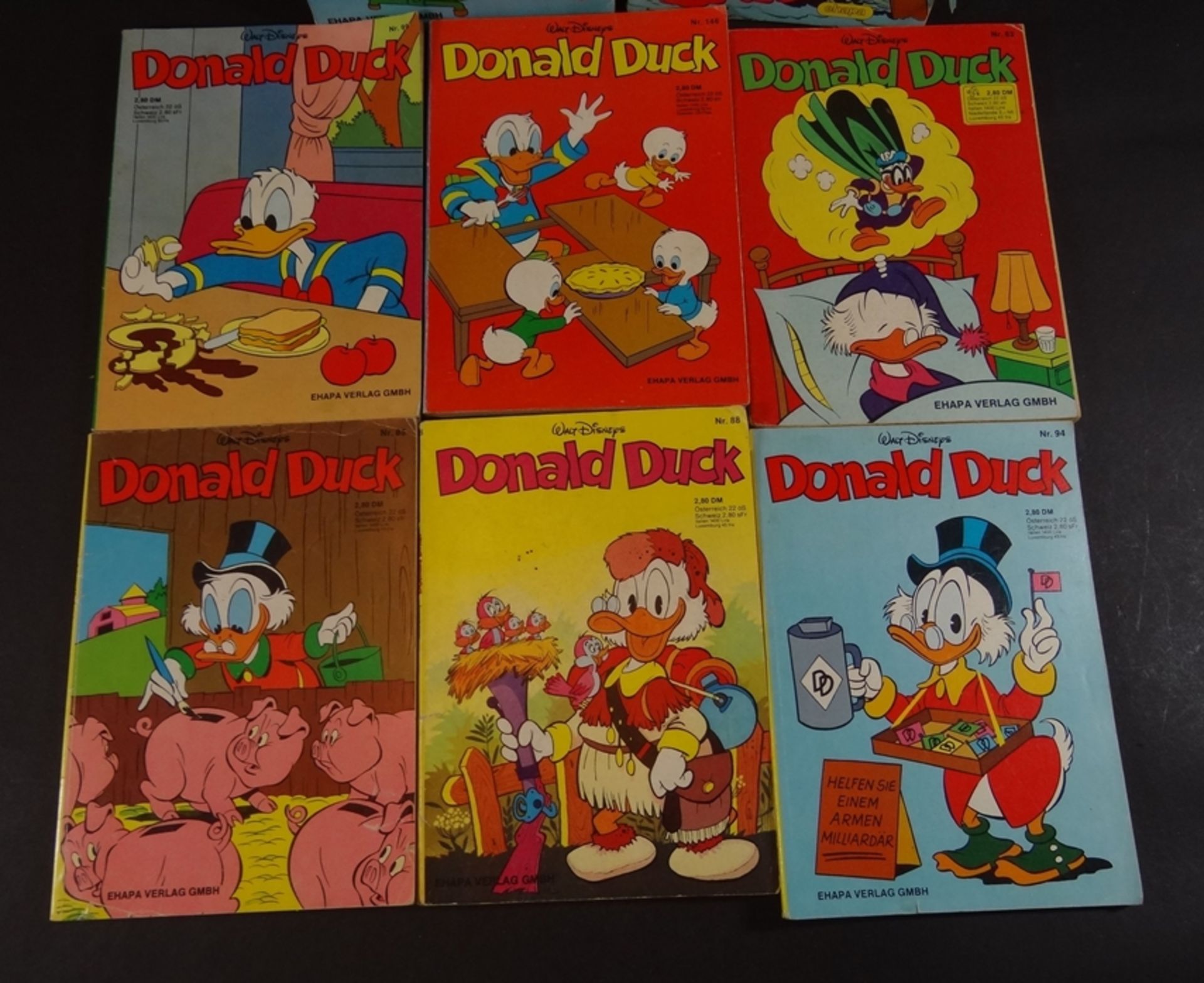 8x Donald Duck Comichefte, wohl 70/80-er Jahre - Image 2 of 4