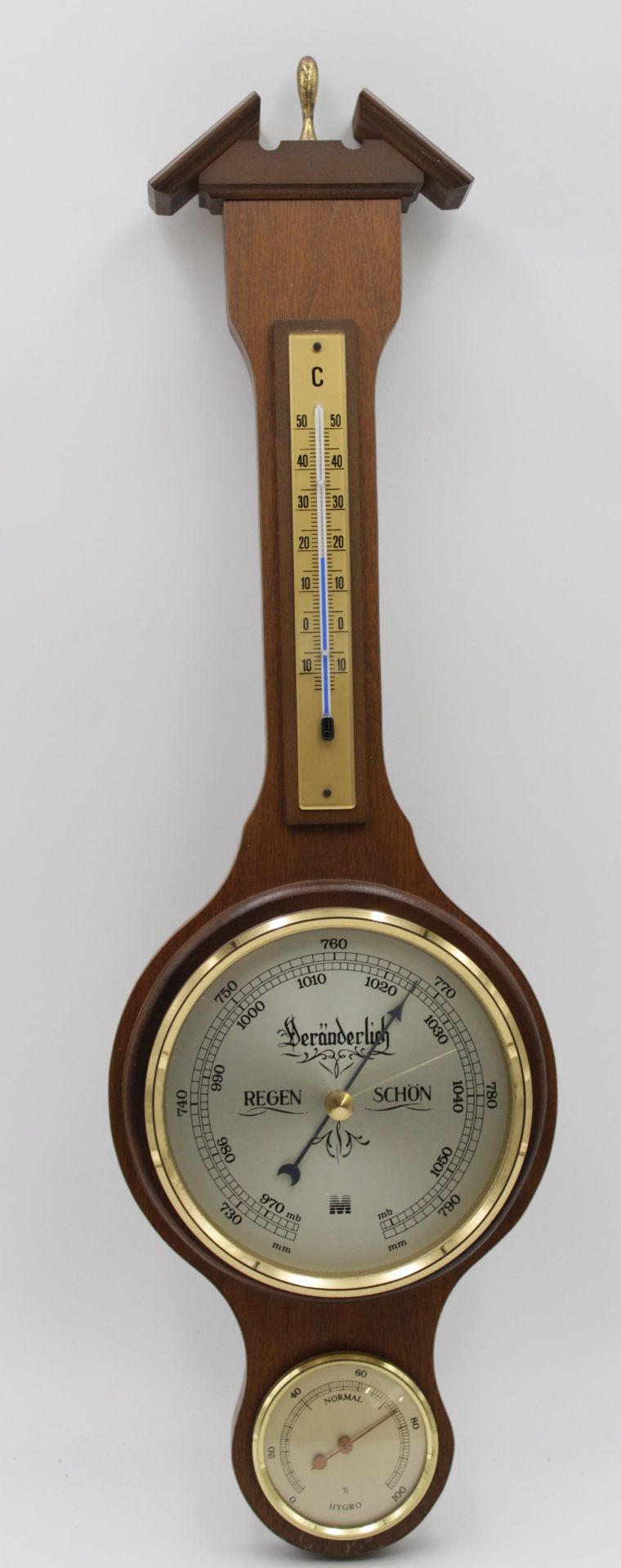Wetterstation, 70/80er Jahre, H-53cm.