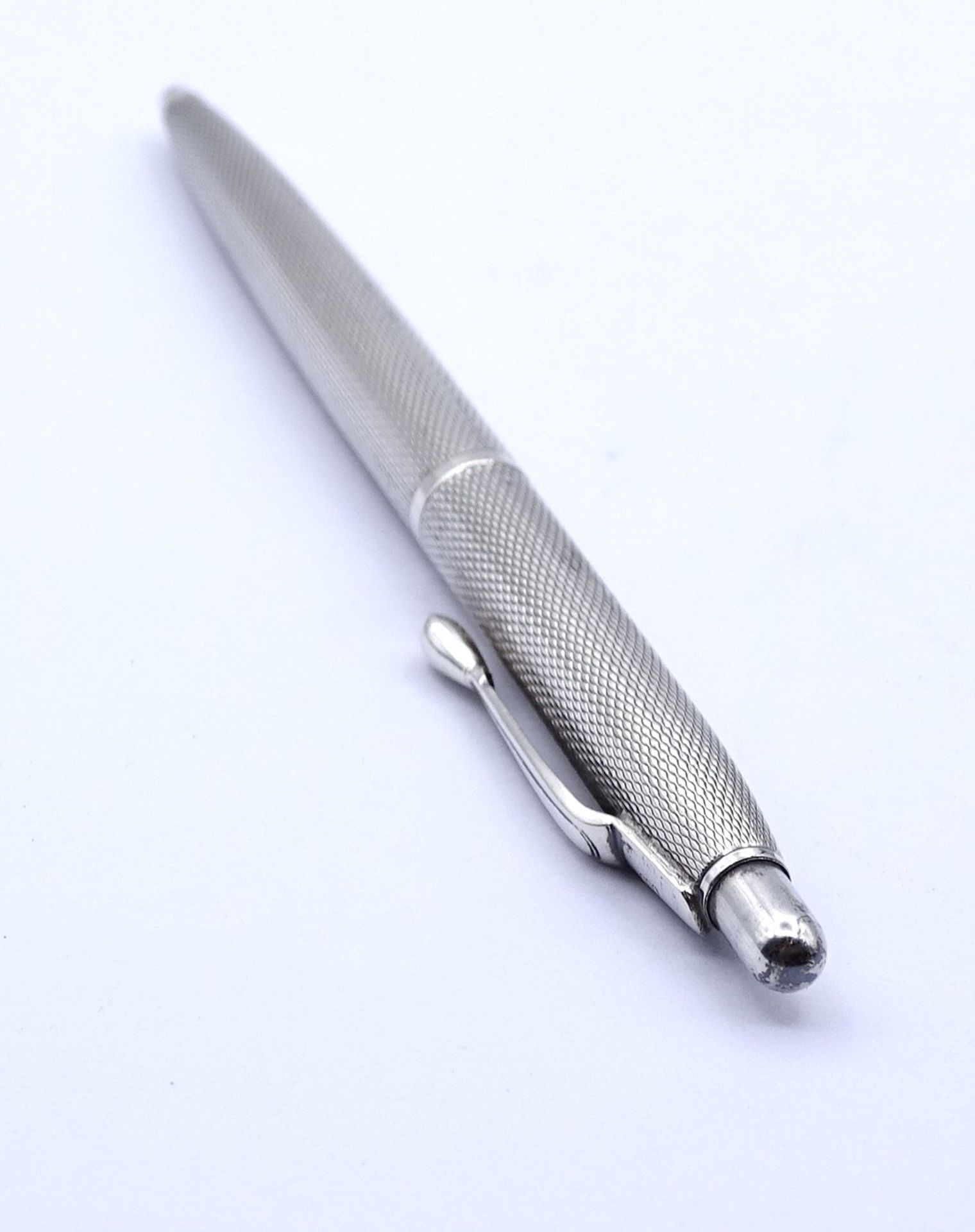 Kugelschreiber, Silbergehäuse 900/000, L. 11cm - Bild 2 aus 2