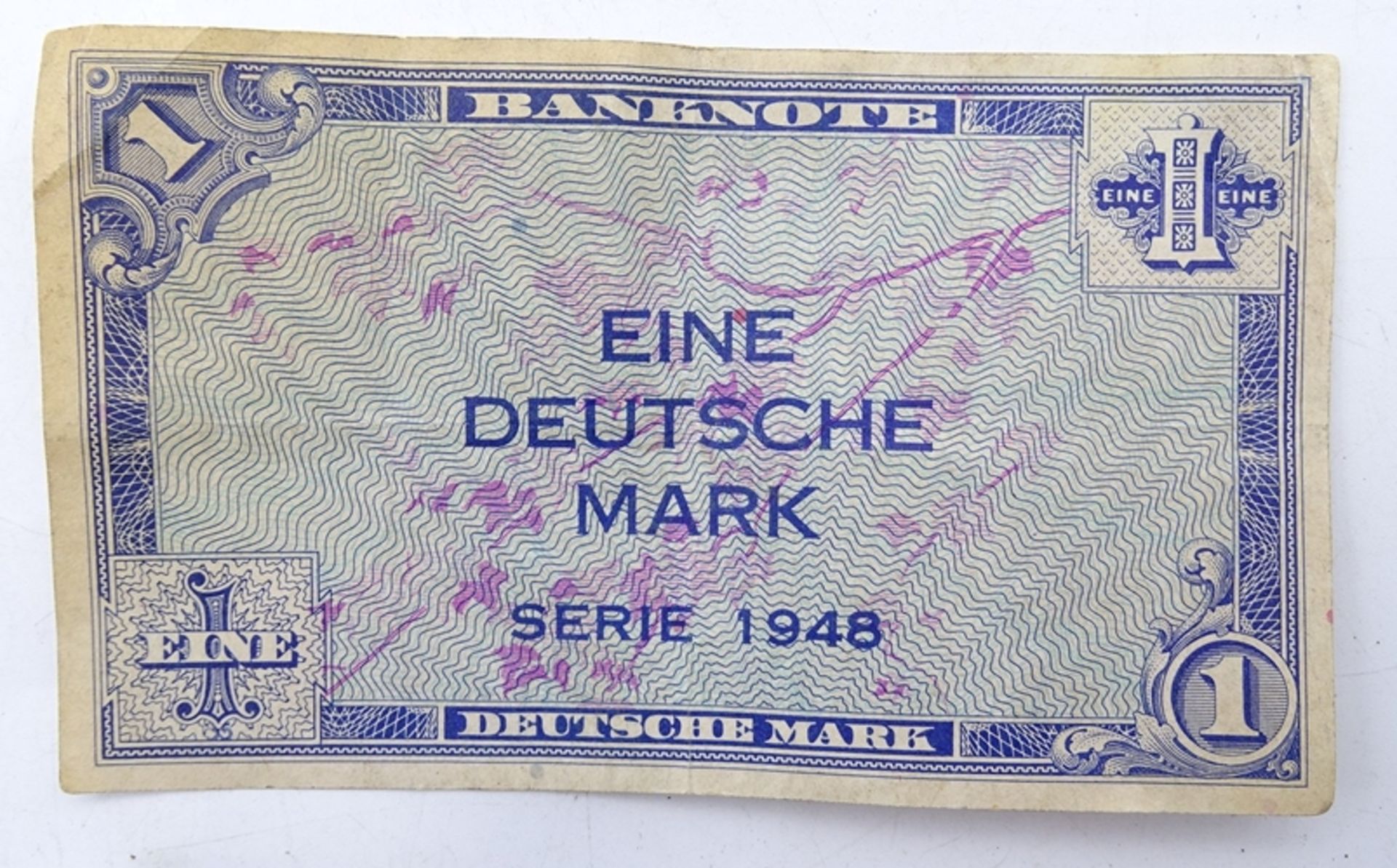 Banknote Eine Deutsche Mark Serie 1948