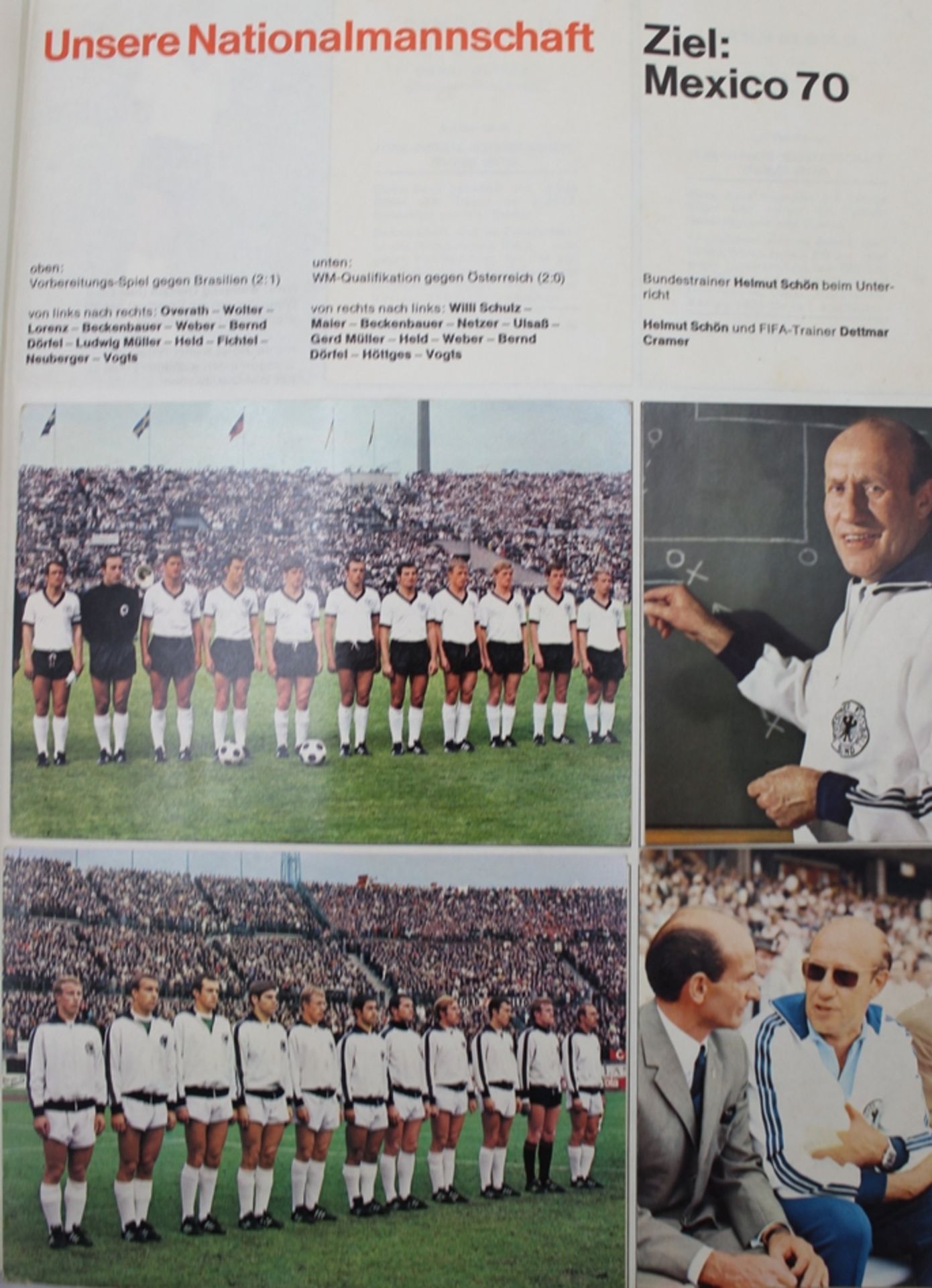 Sammelbilderalbum, Bergmann, Punkte Tore Meisterschaft 1969 -1970, Alters-u. Gebrauchsspuren, kompl - Bild 2 aus 5