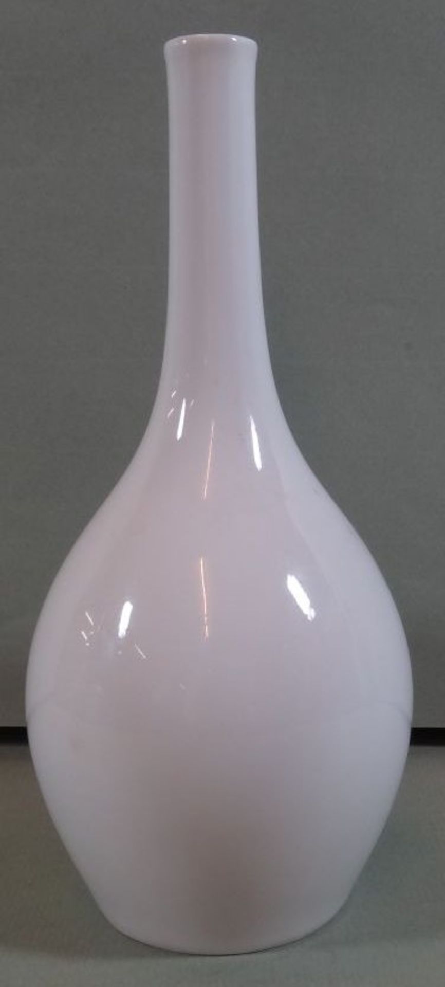 Keulen-Vase "KPM" Berlin, weiss, H-20 cm