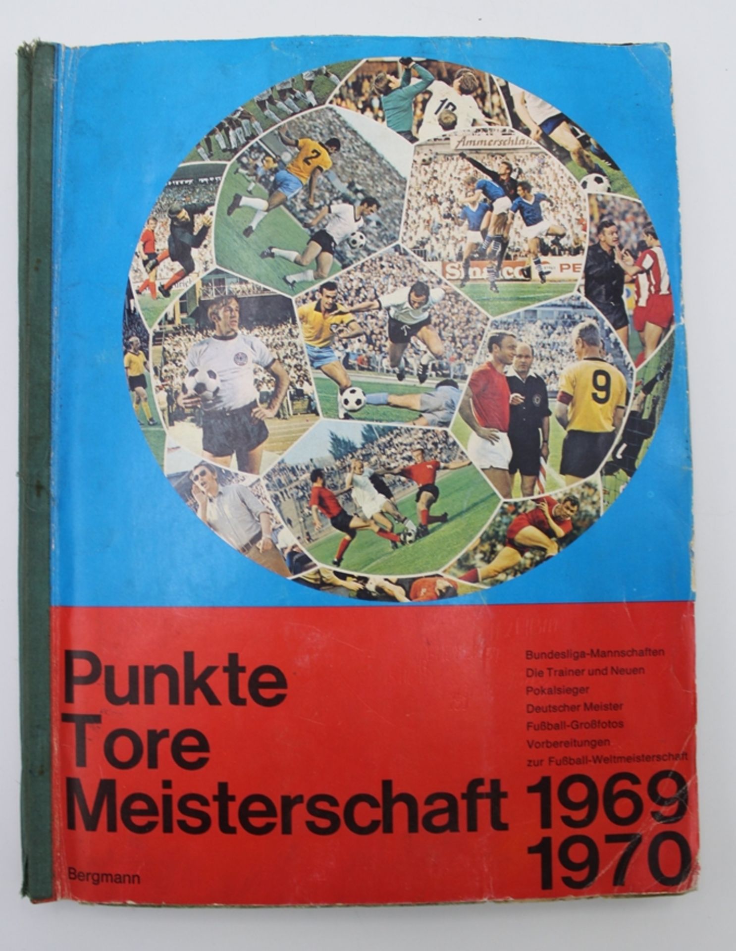 Sammelbilderalbum, Bergmann, Punkte Tore Meisterschaft 1969 -1970, Alters-u. Gebrauchsspuren, kompl