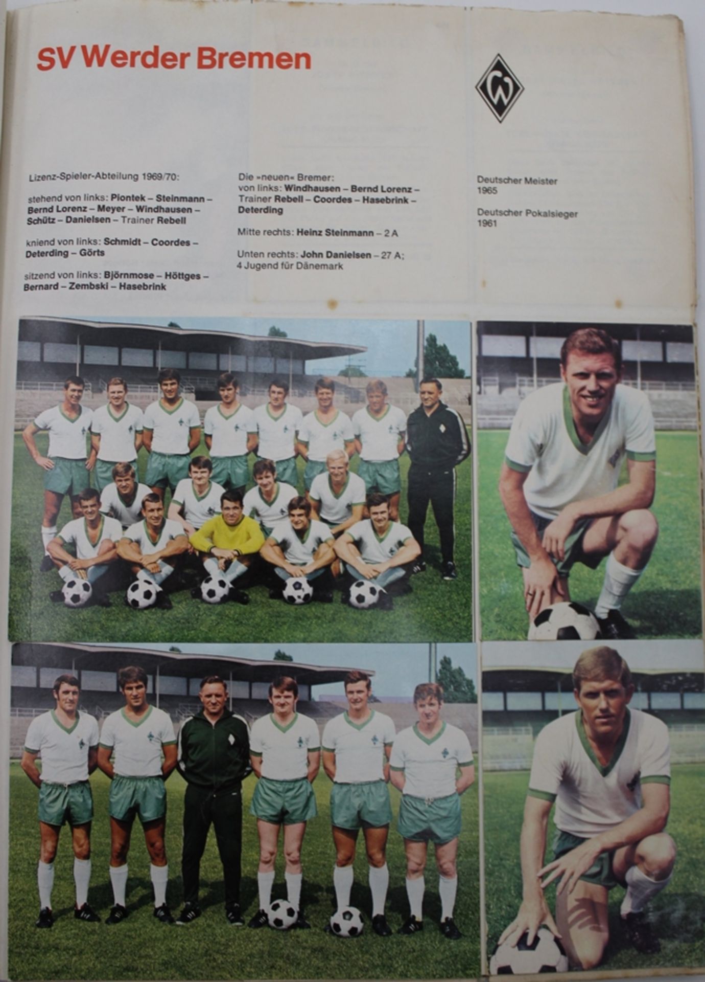 Sammelbilderalbum, Bergmann, Punkte Tore Meisterschaft 1969 -1970, Alters-u. Gebrauchsspuren, kompl - Bild 4 aus 5