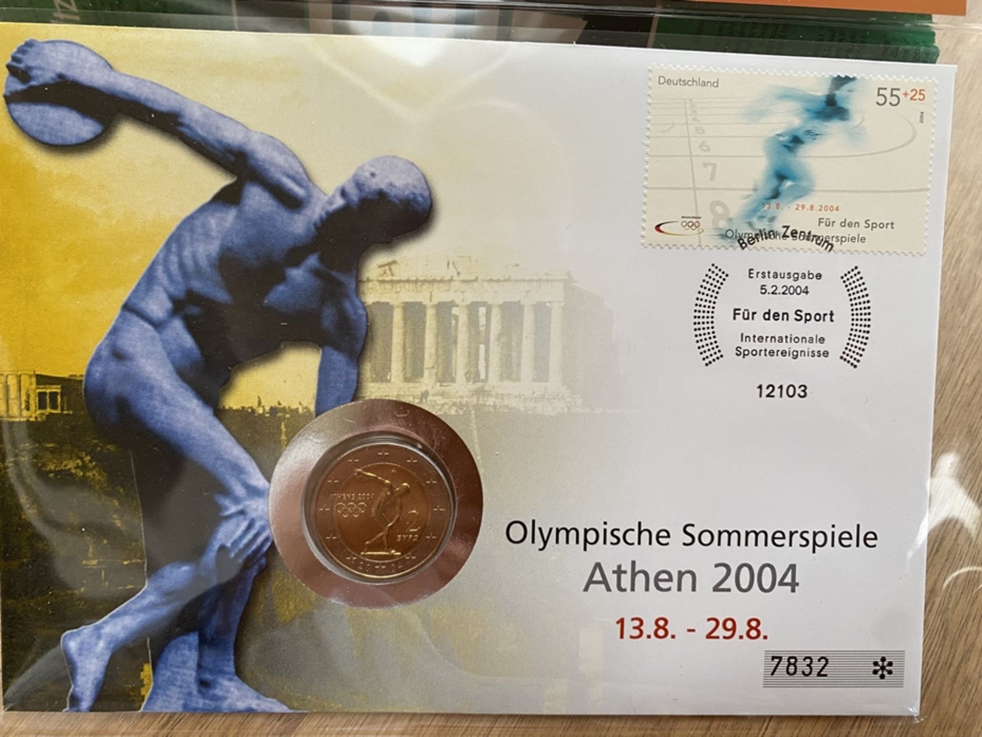 Olympische Sommerspiele Athen 2004, 2 Euro Griechenland - Image 2 of 3
