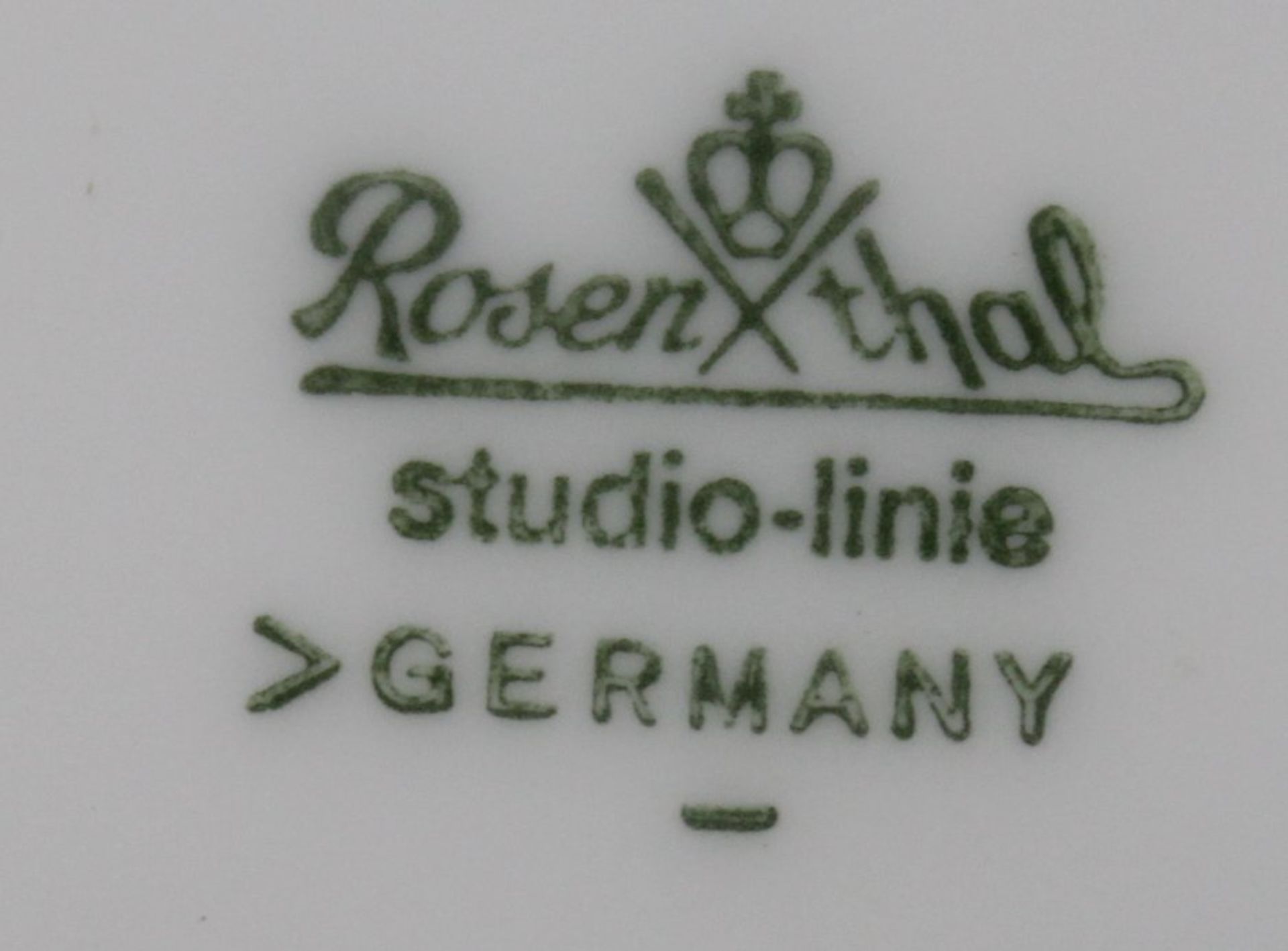 Vase, Rosenthal studio-linie, Vogeldekor, wohl Björn Wiinblad, H-22,5cm. - Image 4 of 4